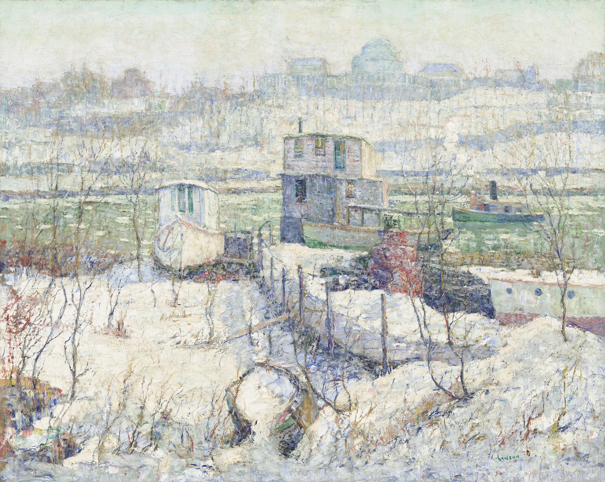 Boathouse, Winter, Harlem River