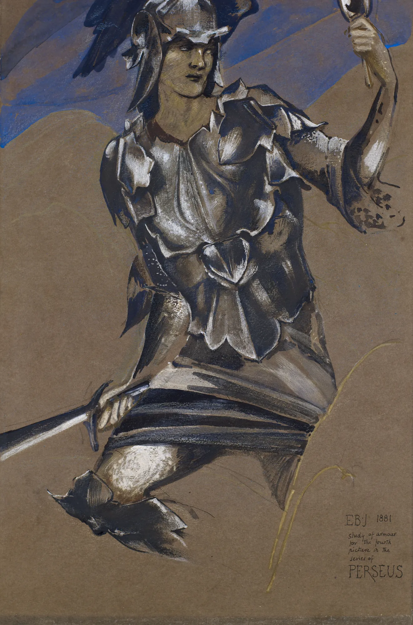 Perseus in Armour (Study for The Finding of Medusa)