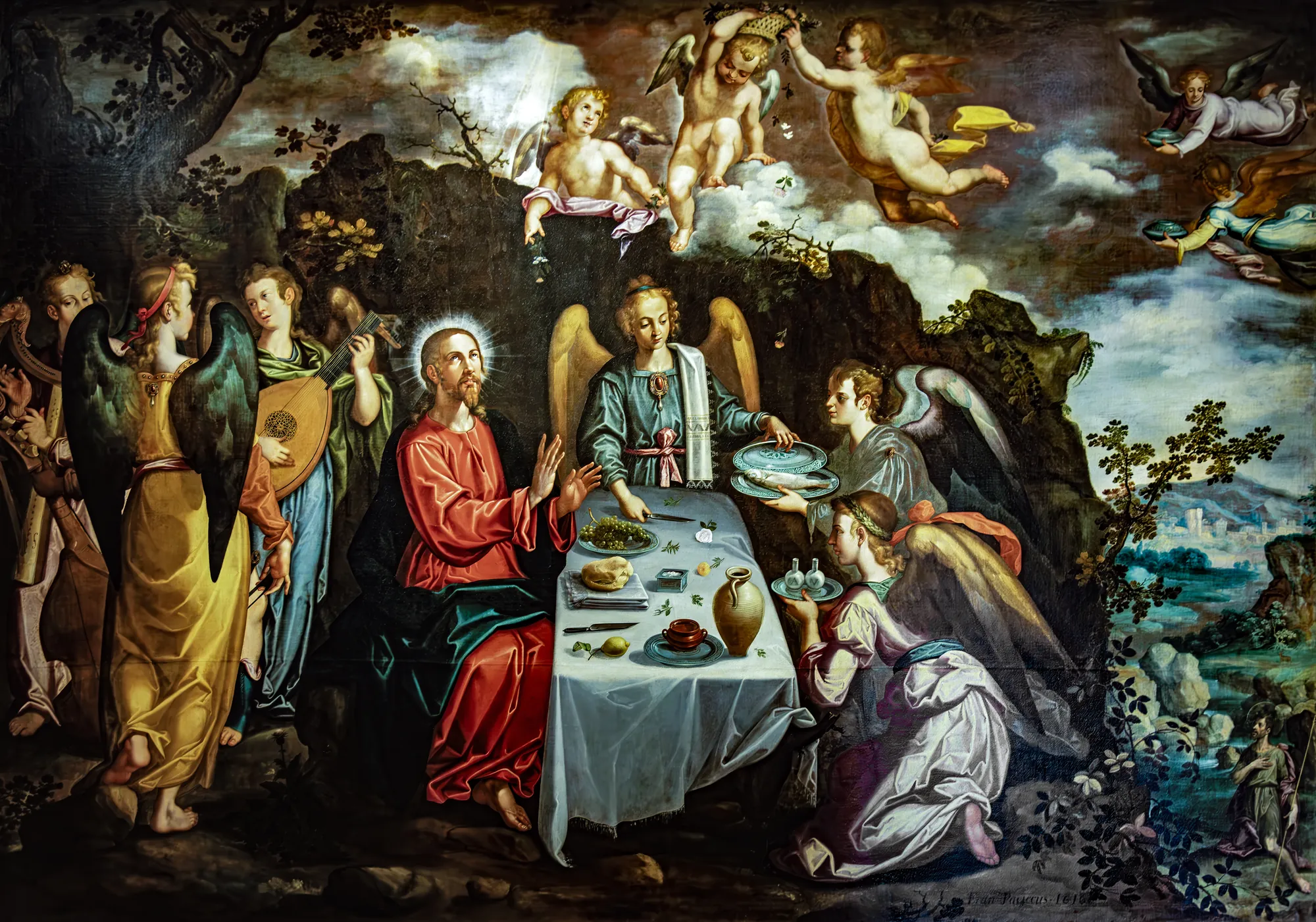 Christ Served by Angels in the Desert