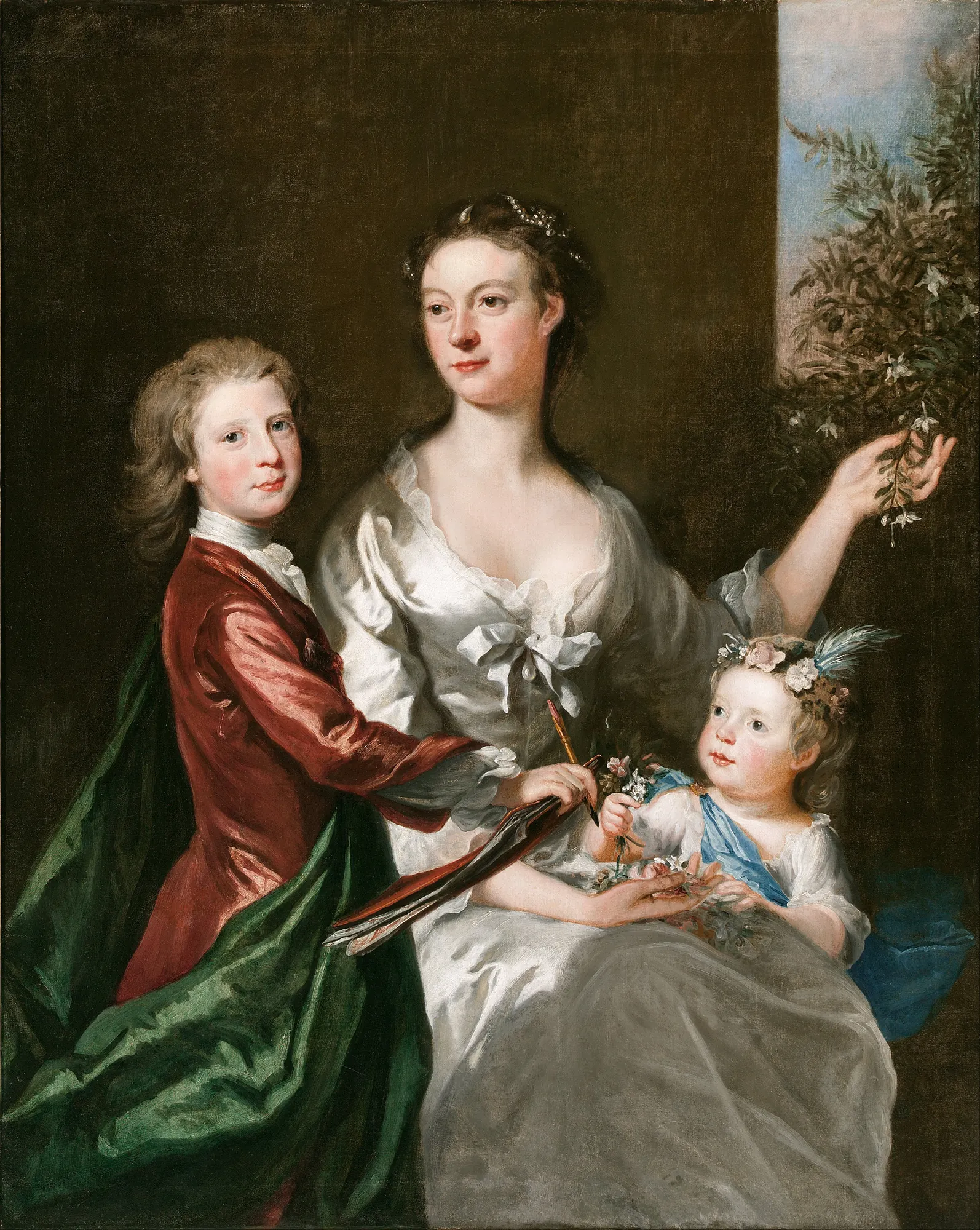 The Artist's Wife Susanna, Son Anthony, and Daughter Susanna