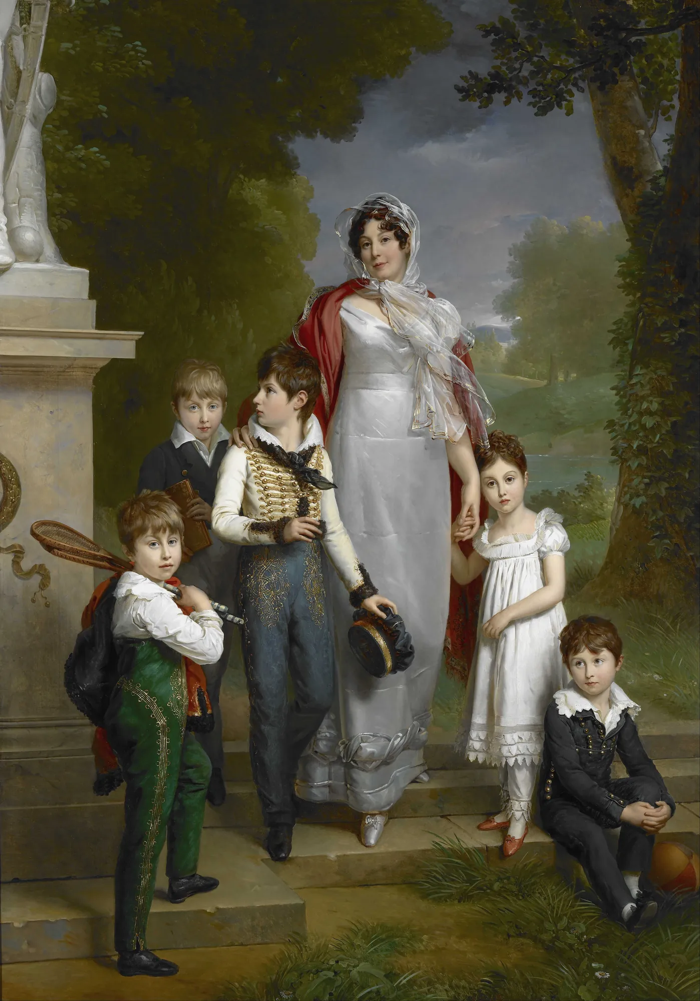 The Duchess of Montebello and her Children