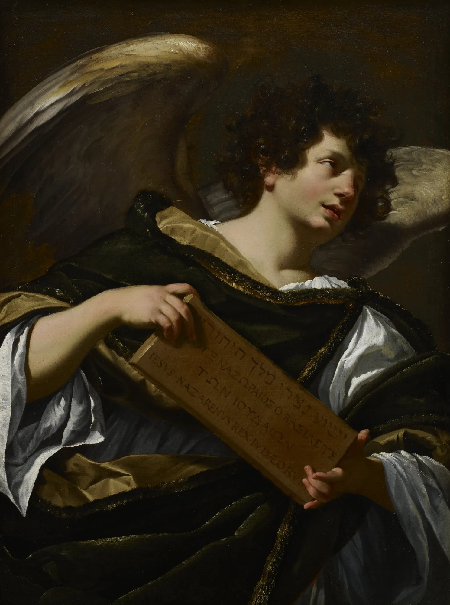 Angels with Attributes of the Passion: The Superscription from the Cross