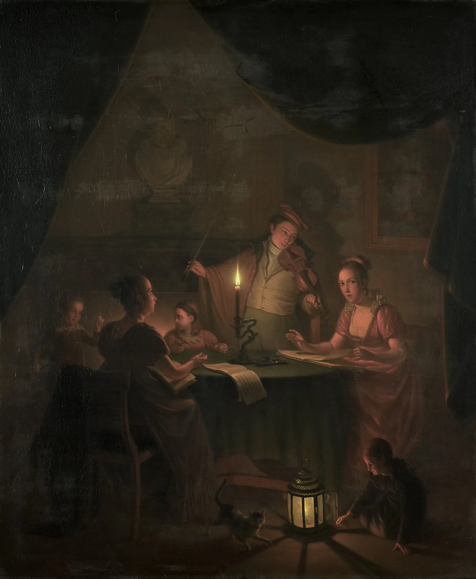 A Musical Party by Candlelight