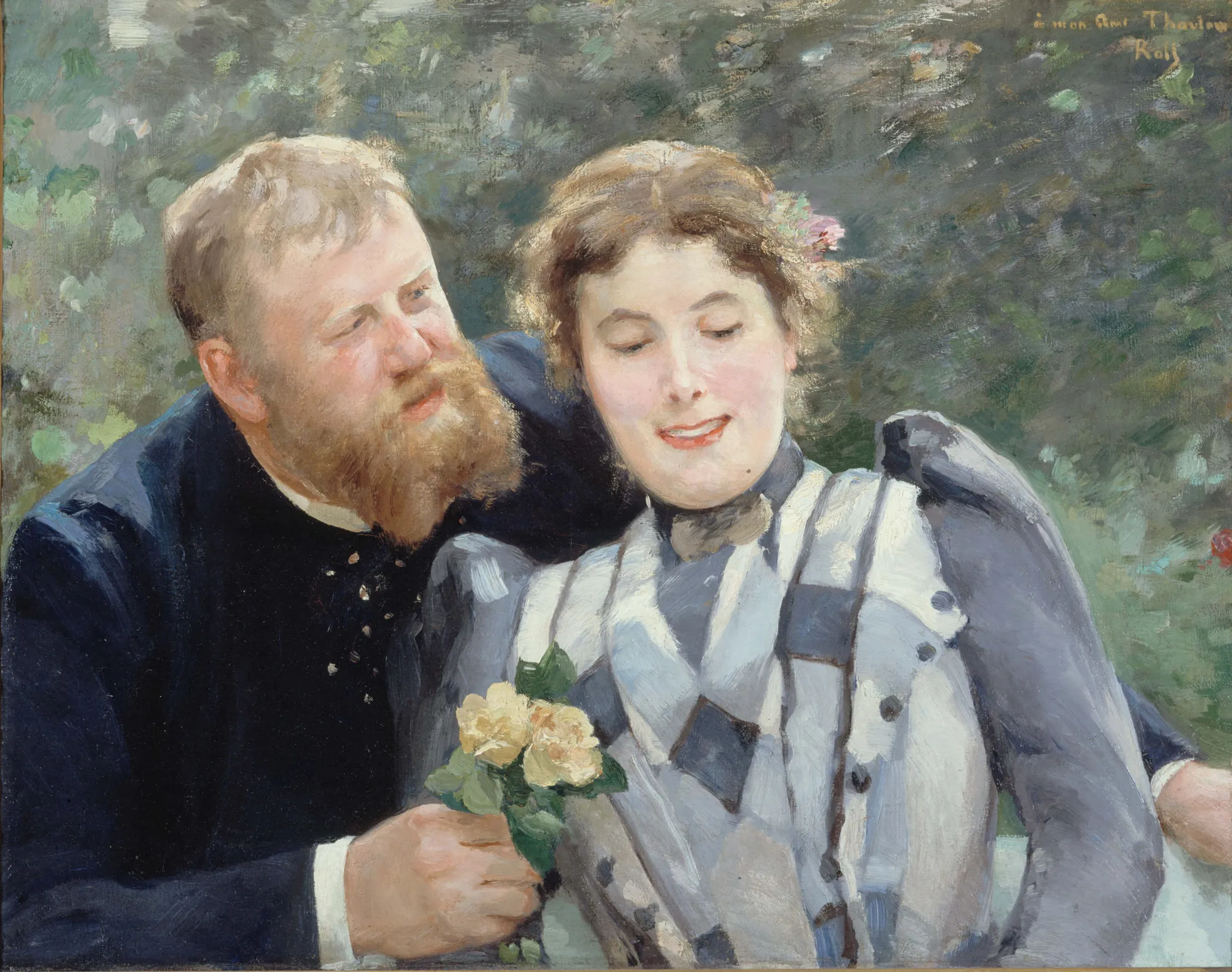 Portrait of Fritz Thaulow and His Wife