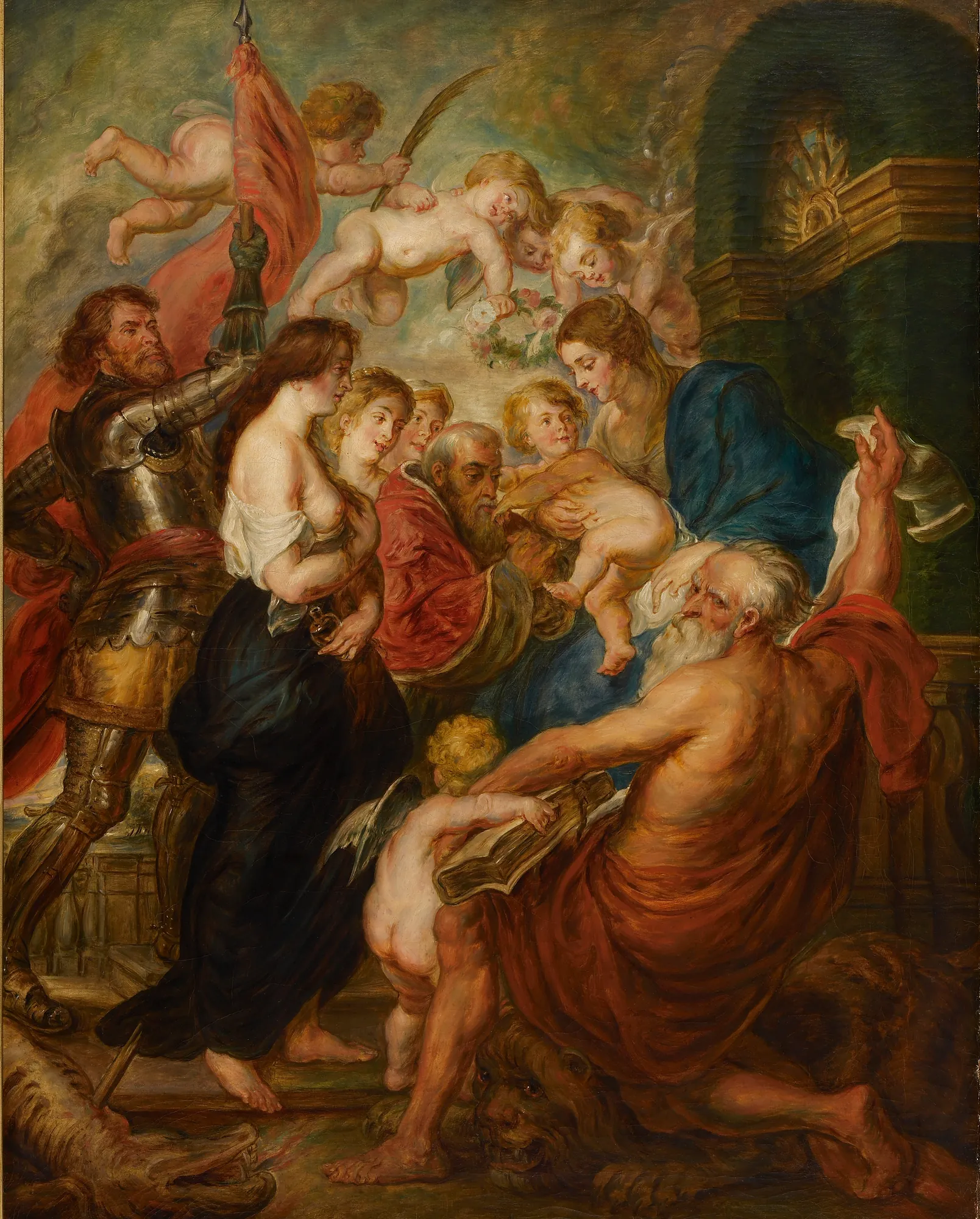Madonna and Child with Saints