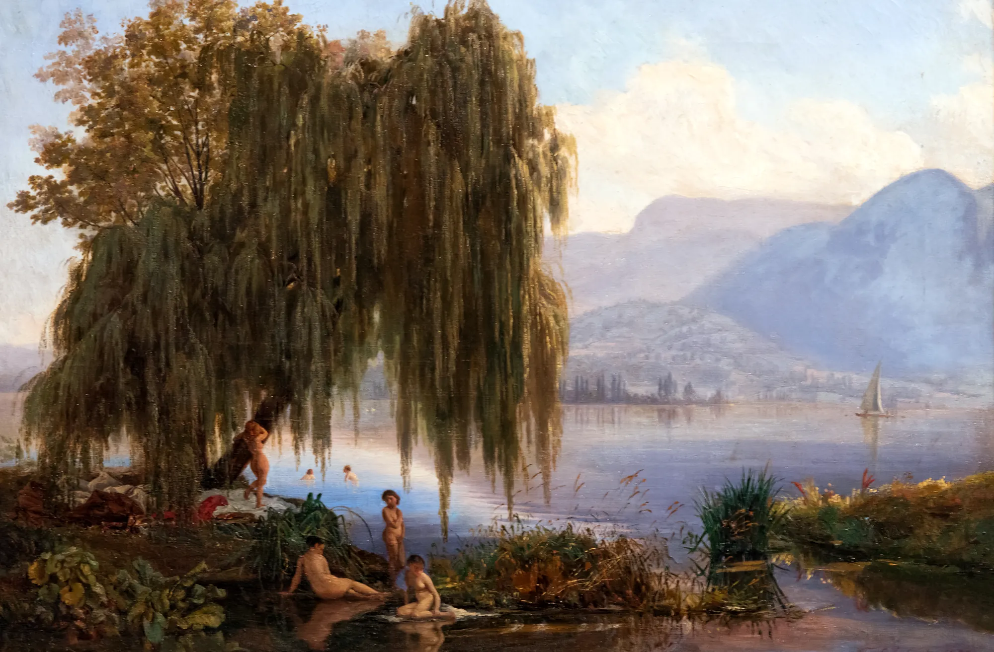 Bathers at Lake Annecy