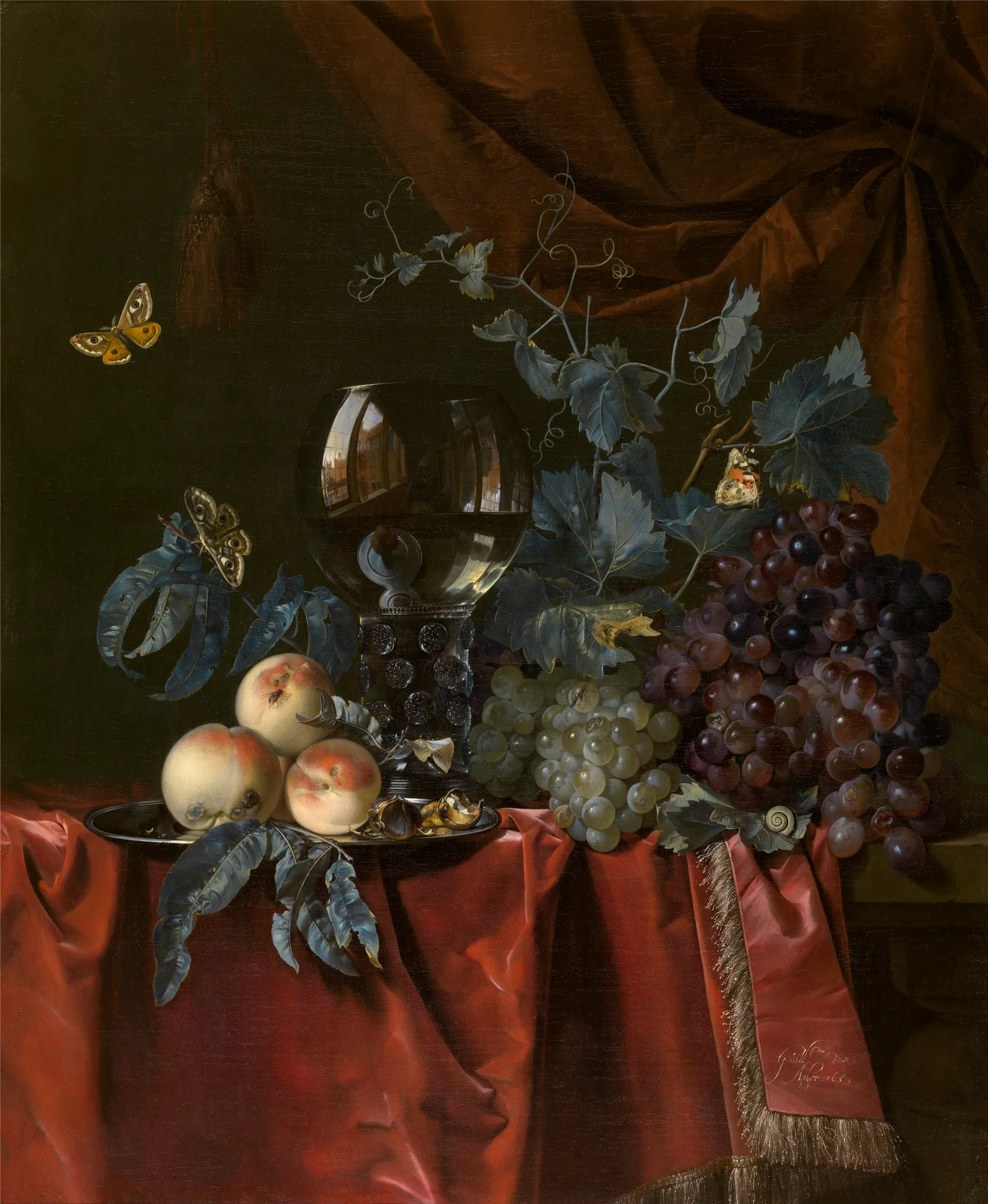 Fruit and Wine Glass