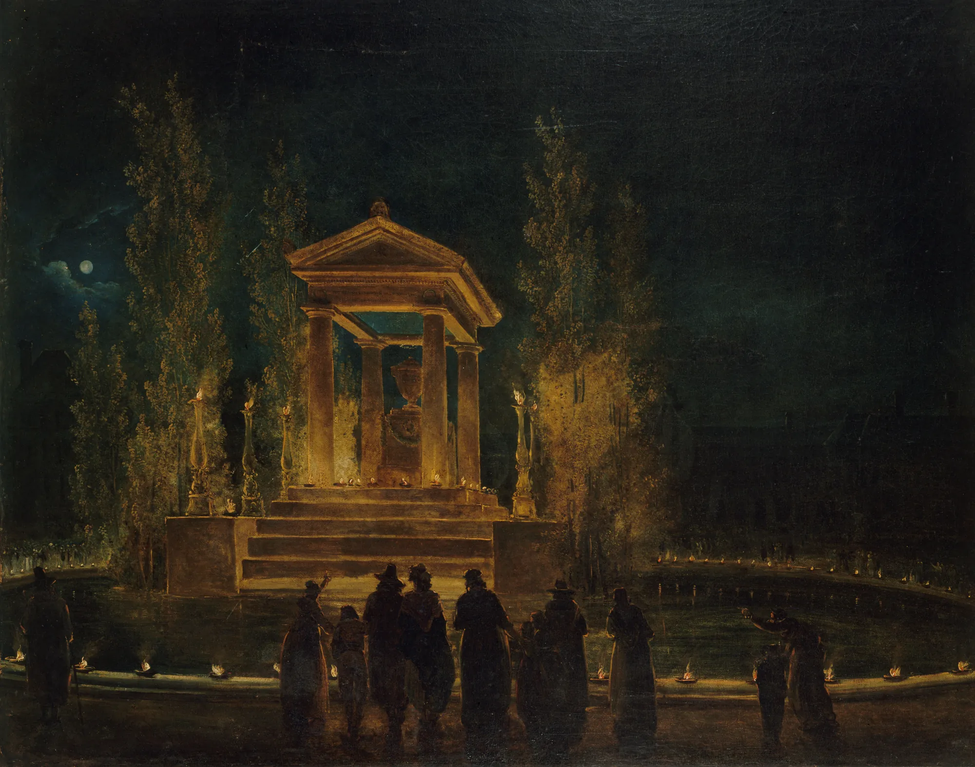 The Provisional Mausoleum of Jean-Jacques Rousseau in the Tuileries