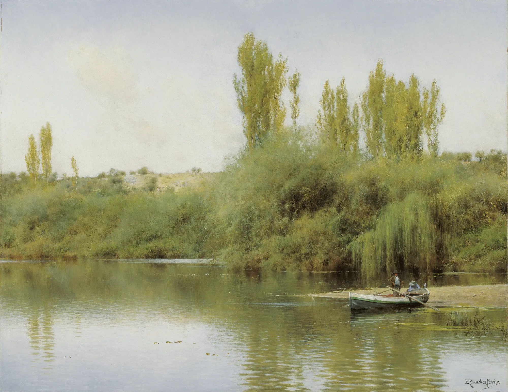 Bank of the Guadaira with Boat