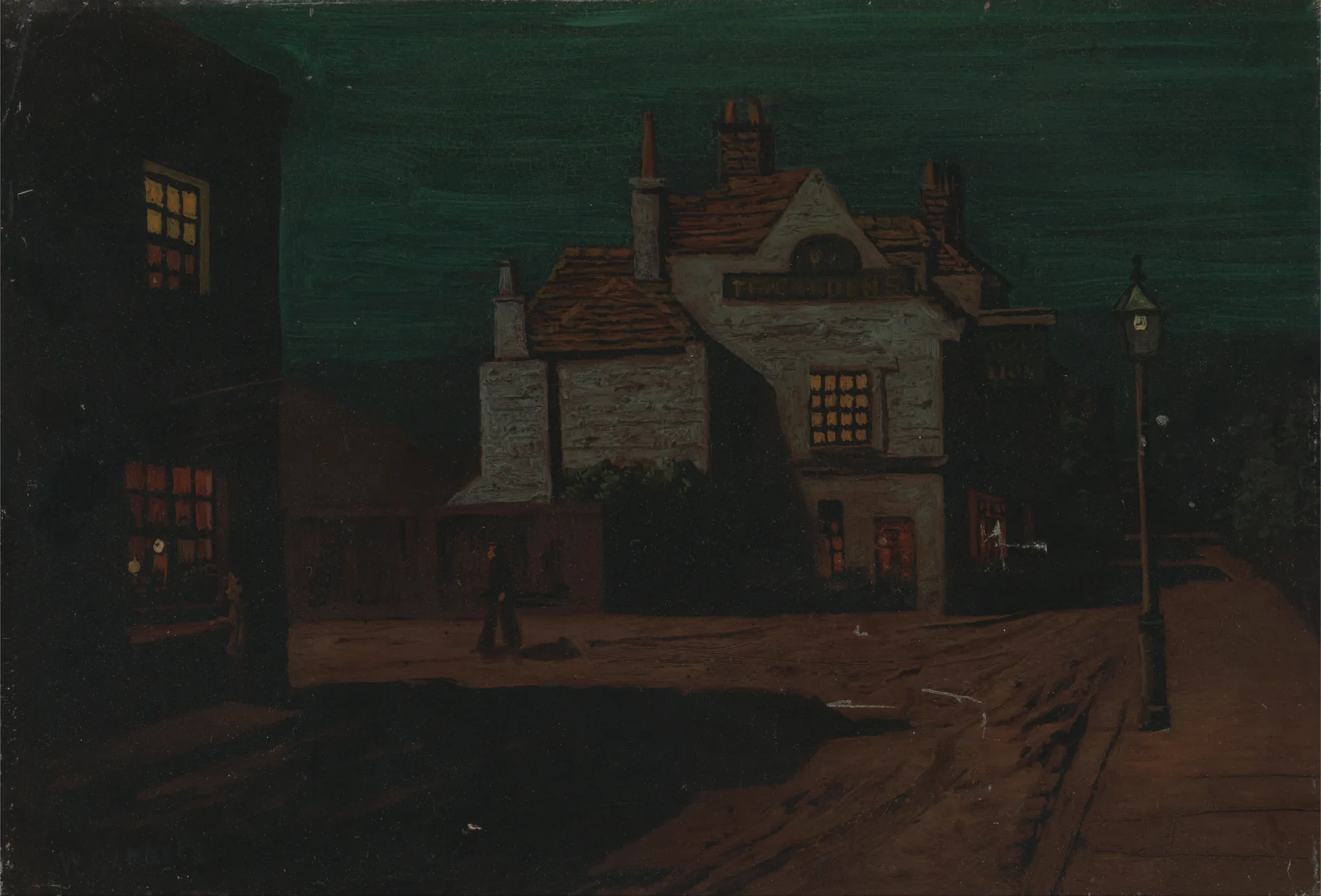 The Black Lion, Chelsea by Night