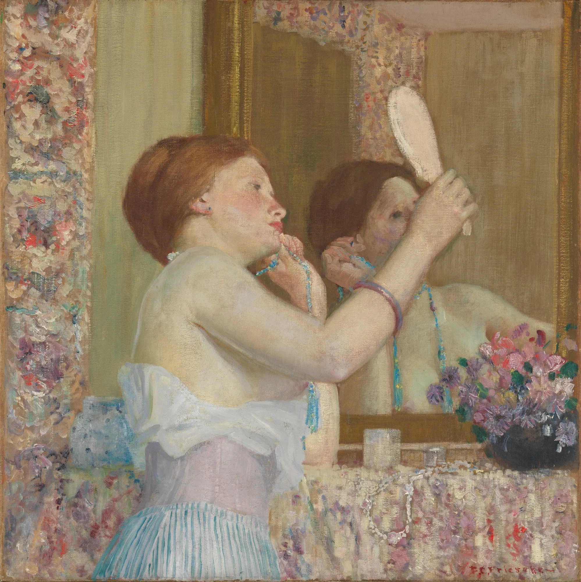 Woman with a Mirror (Femme qui se mire)