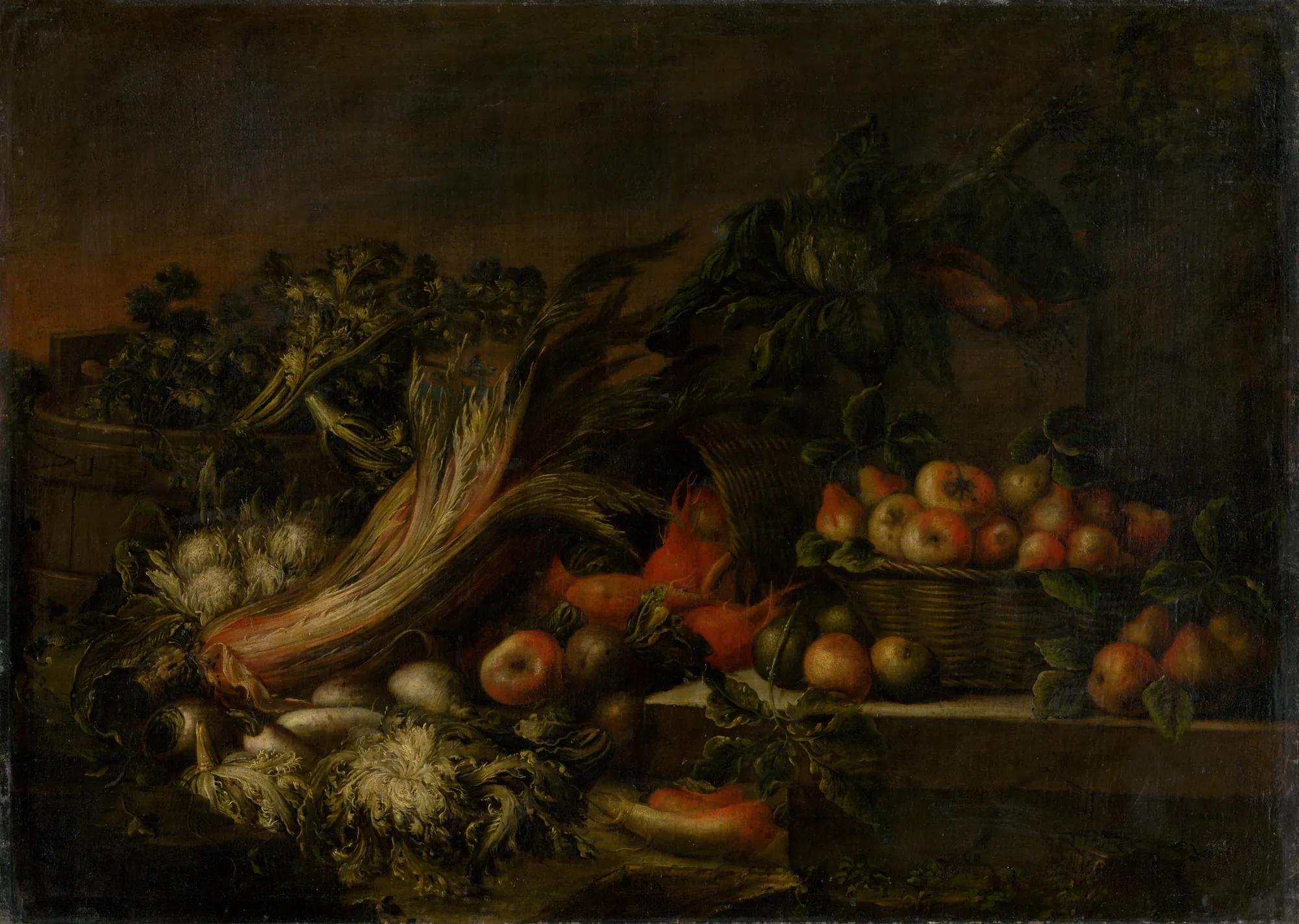 Still Life with Vegetables and Fruit