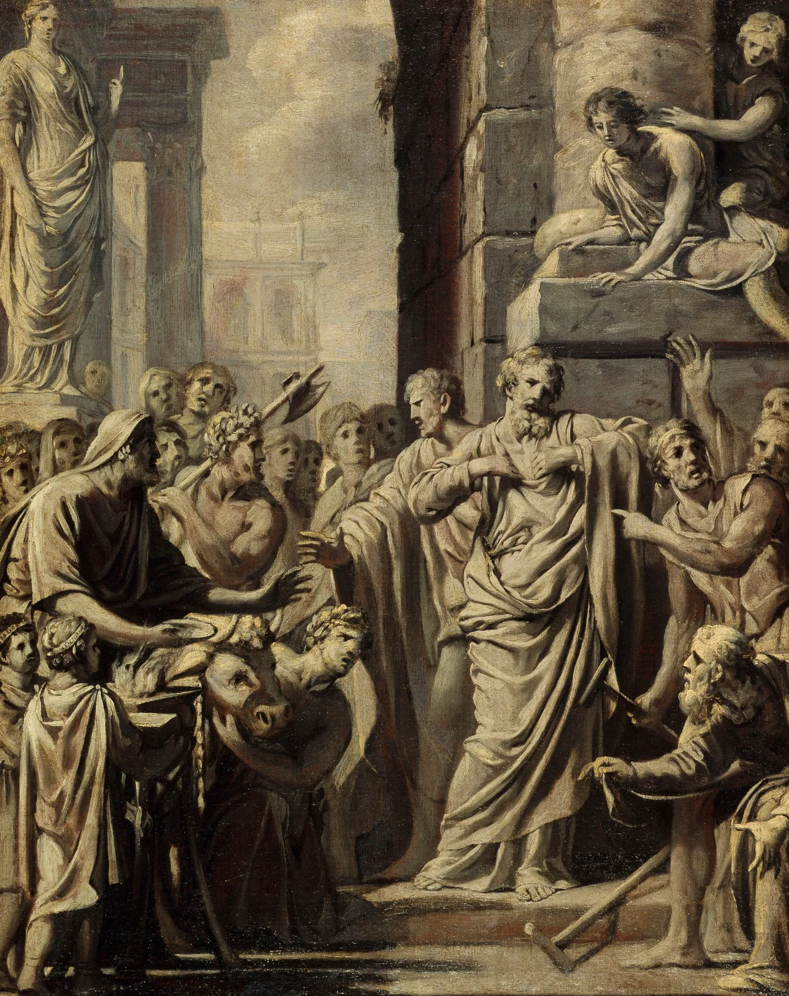 Saint Paul and Saint Barnabas Refusing Divine Honors at Lystra