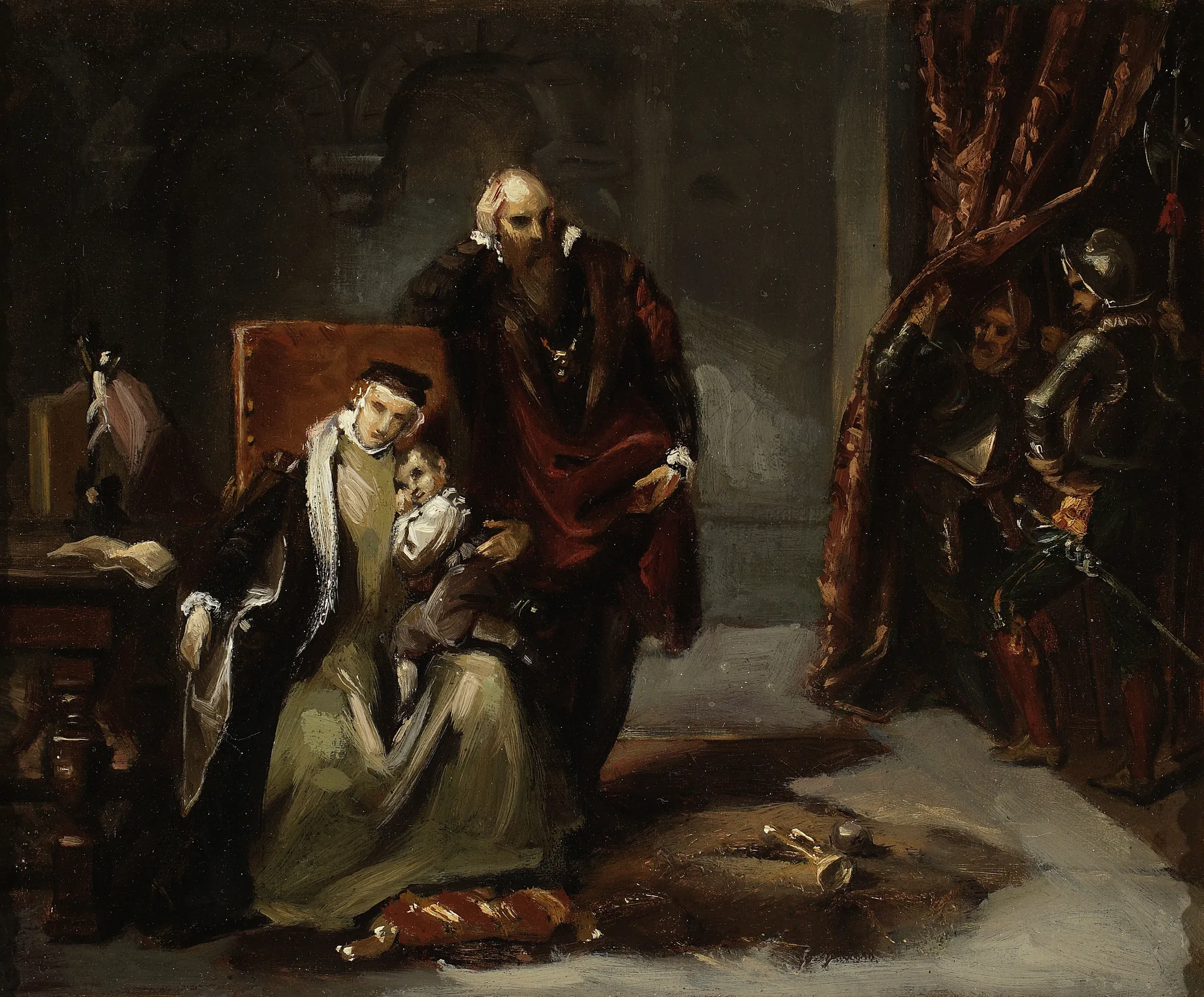 Catherine Jagiellon with her son Sigismund in Gripsholm Castle