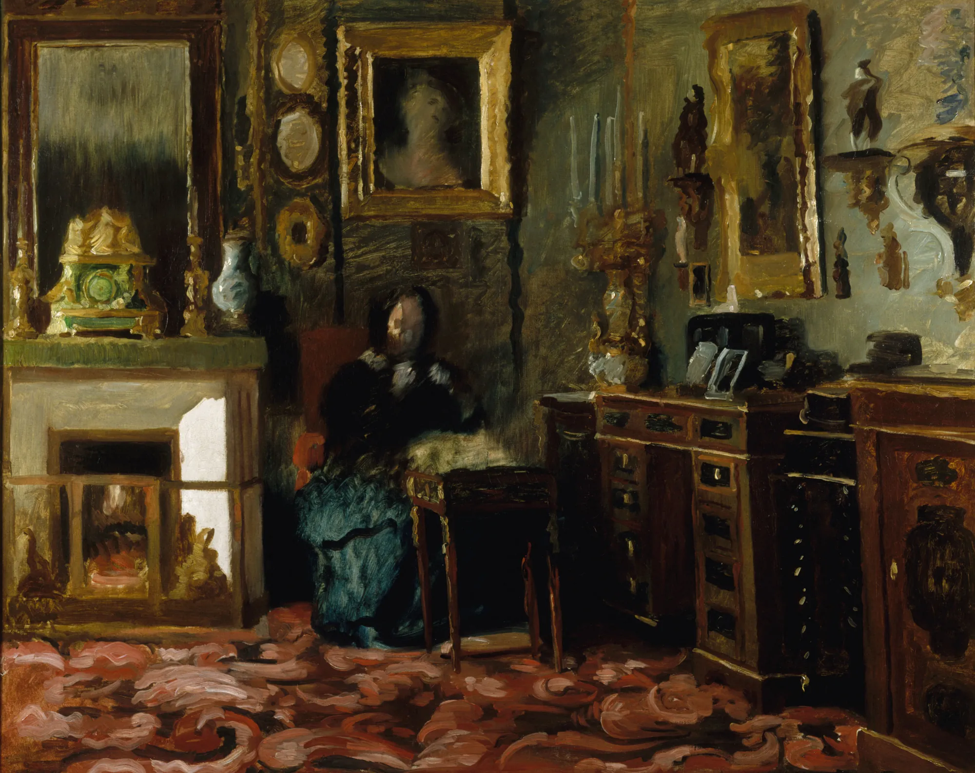 Le salon de Madame de Balzac, rue Fortunée