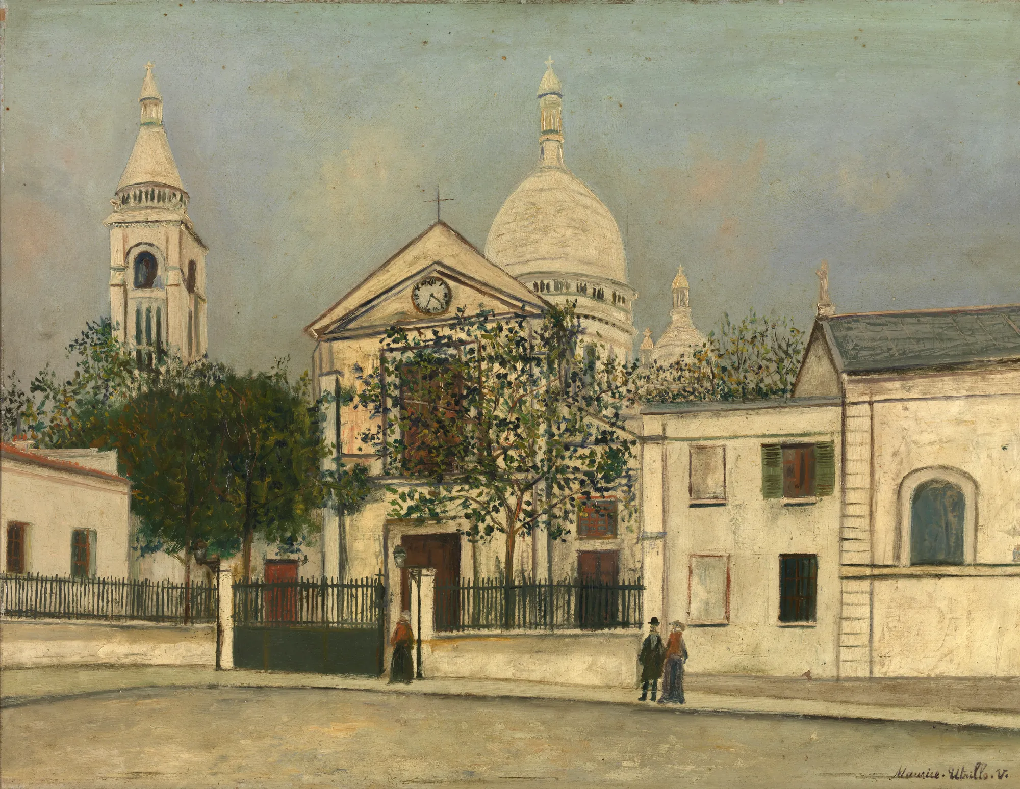 The Church of Saint-Pierre and the Sacré-Cœur in Montmartre