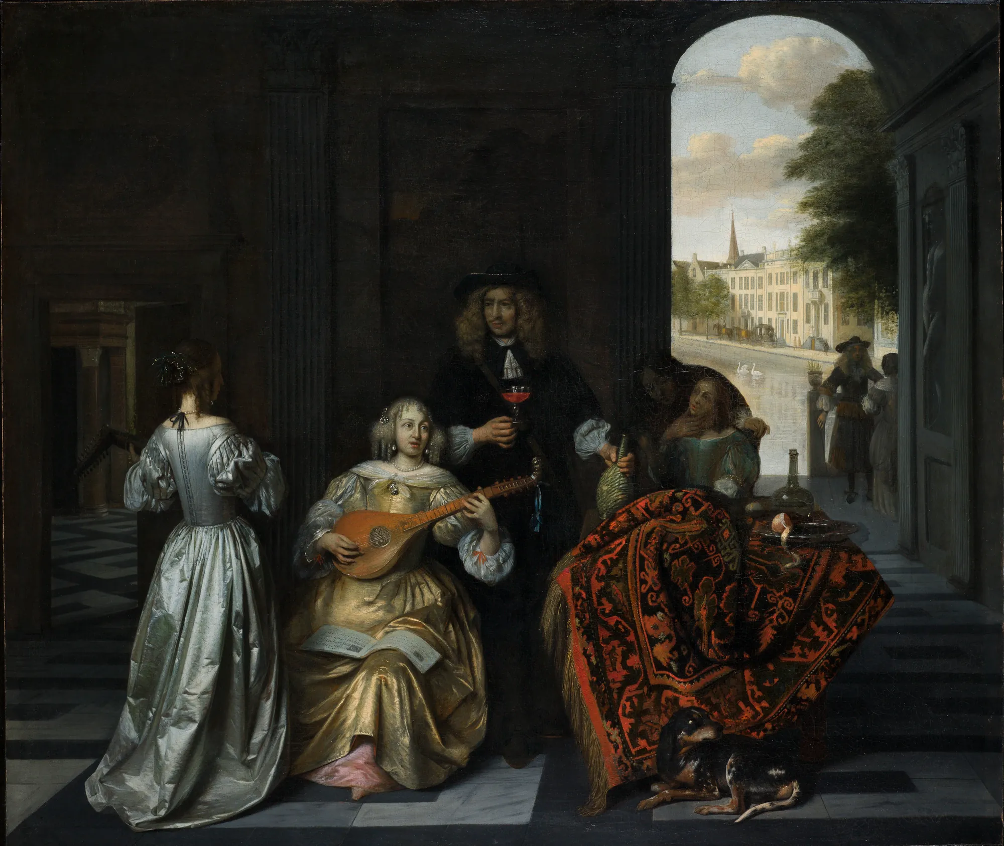 Musical Company in a Distinguished Interior