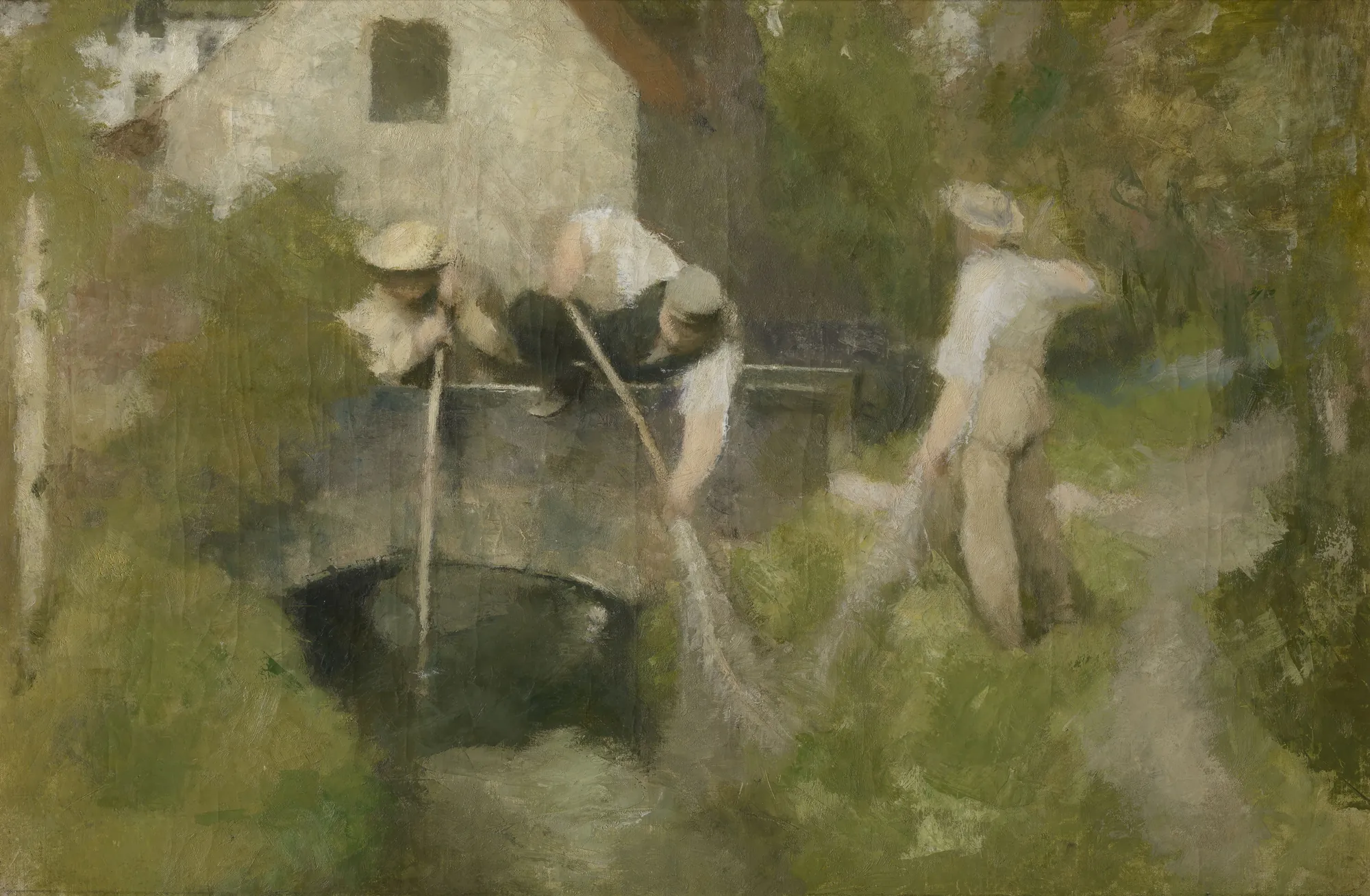 Dredging in the Woluwe