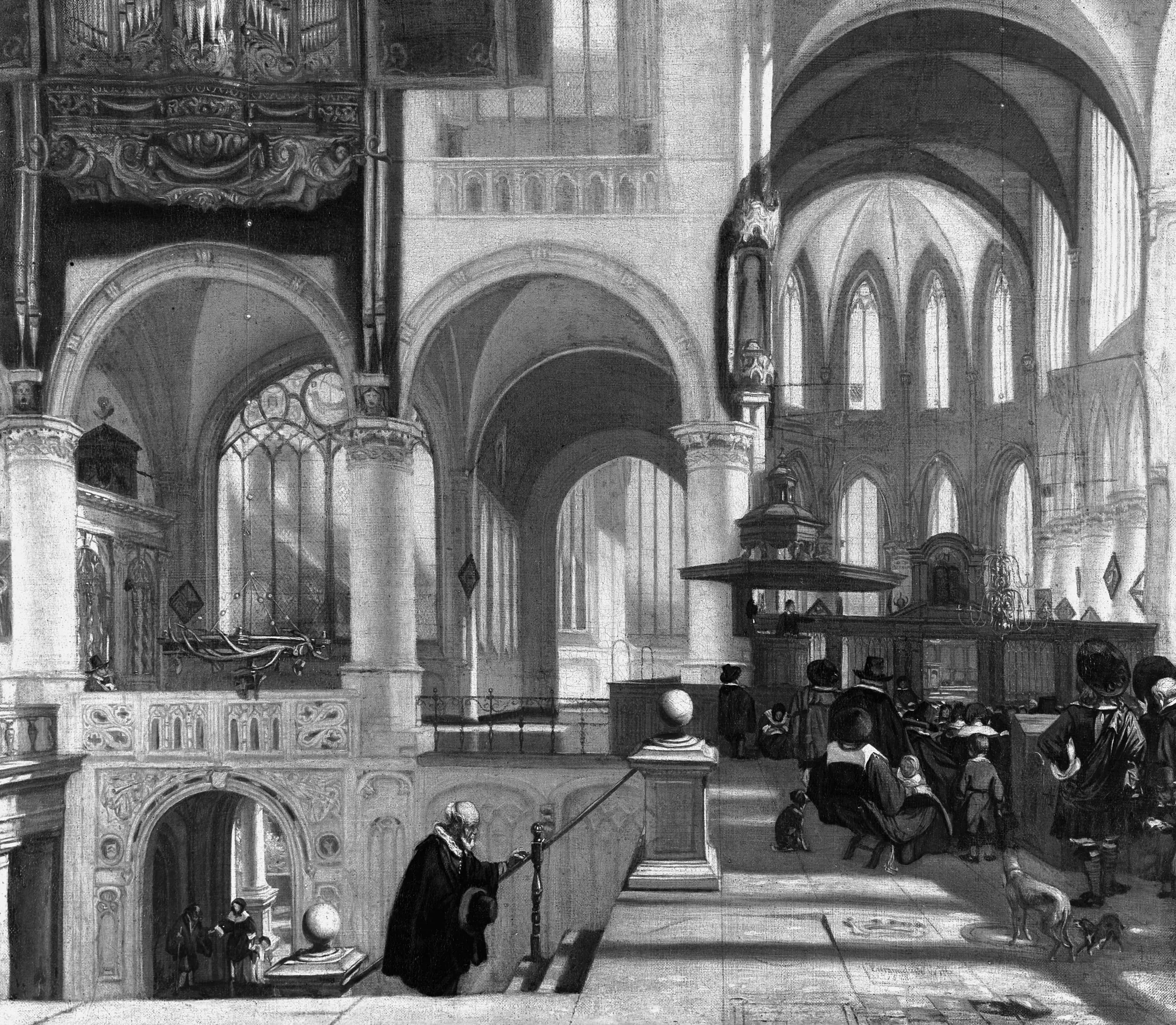 Interior of a Gothic Church