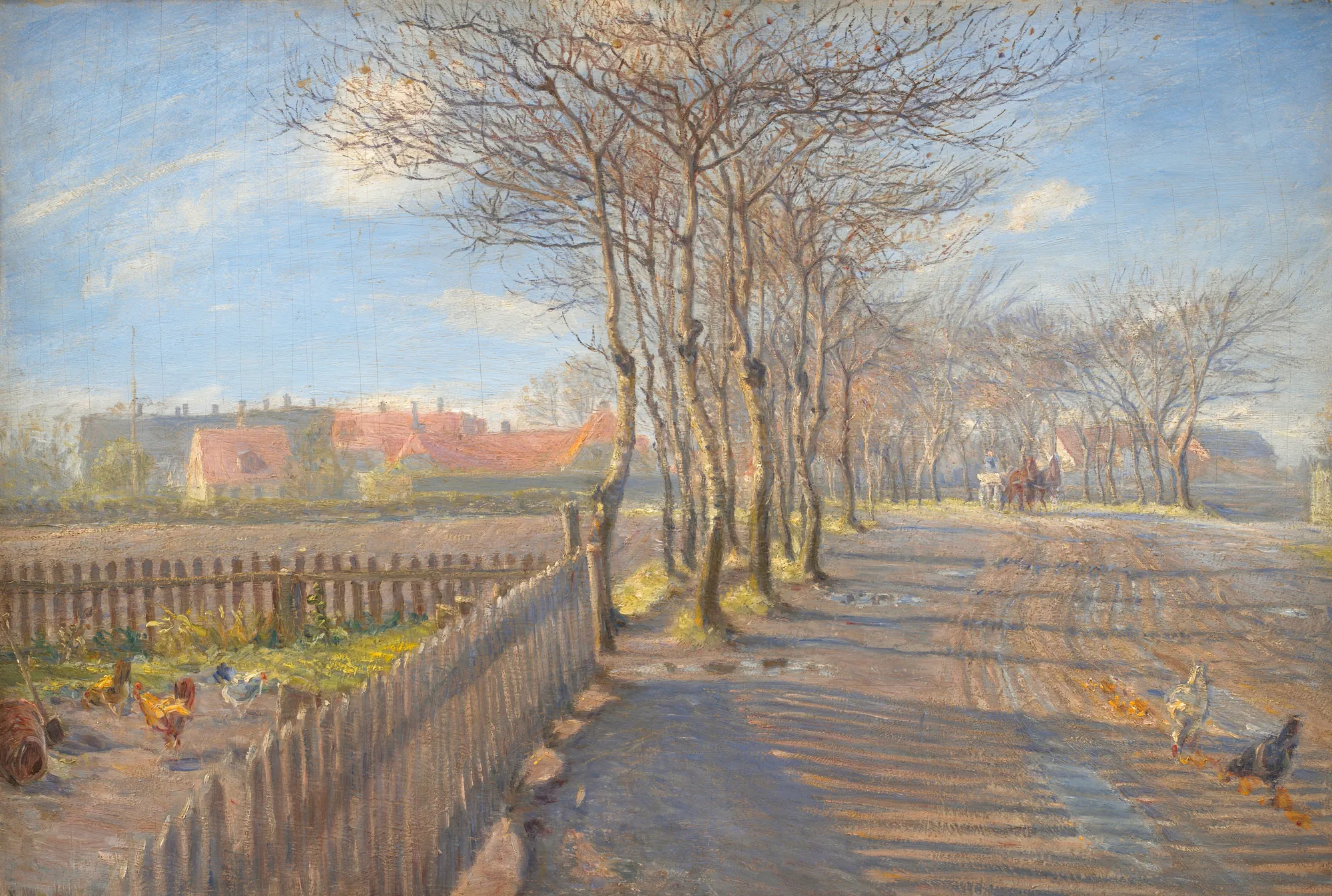 Country Lane with Trees, Kastrup