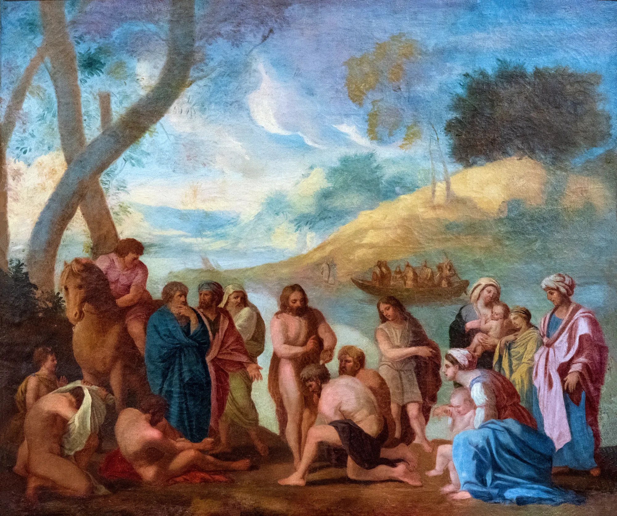 Saint John Baptising the People