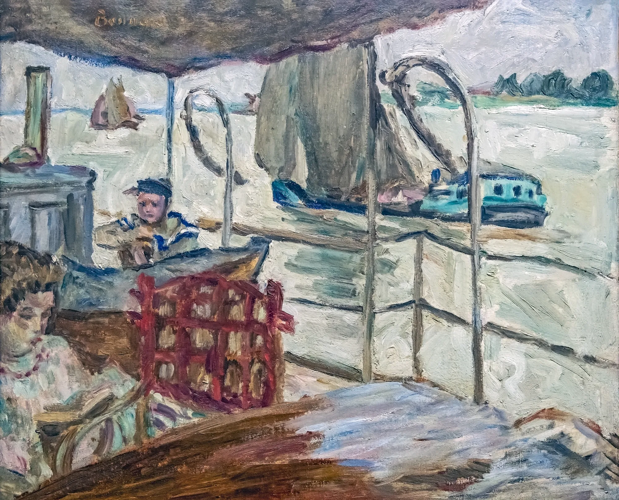 Misia Sert on Edward's Boat