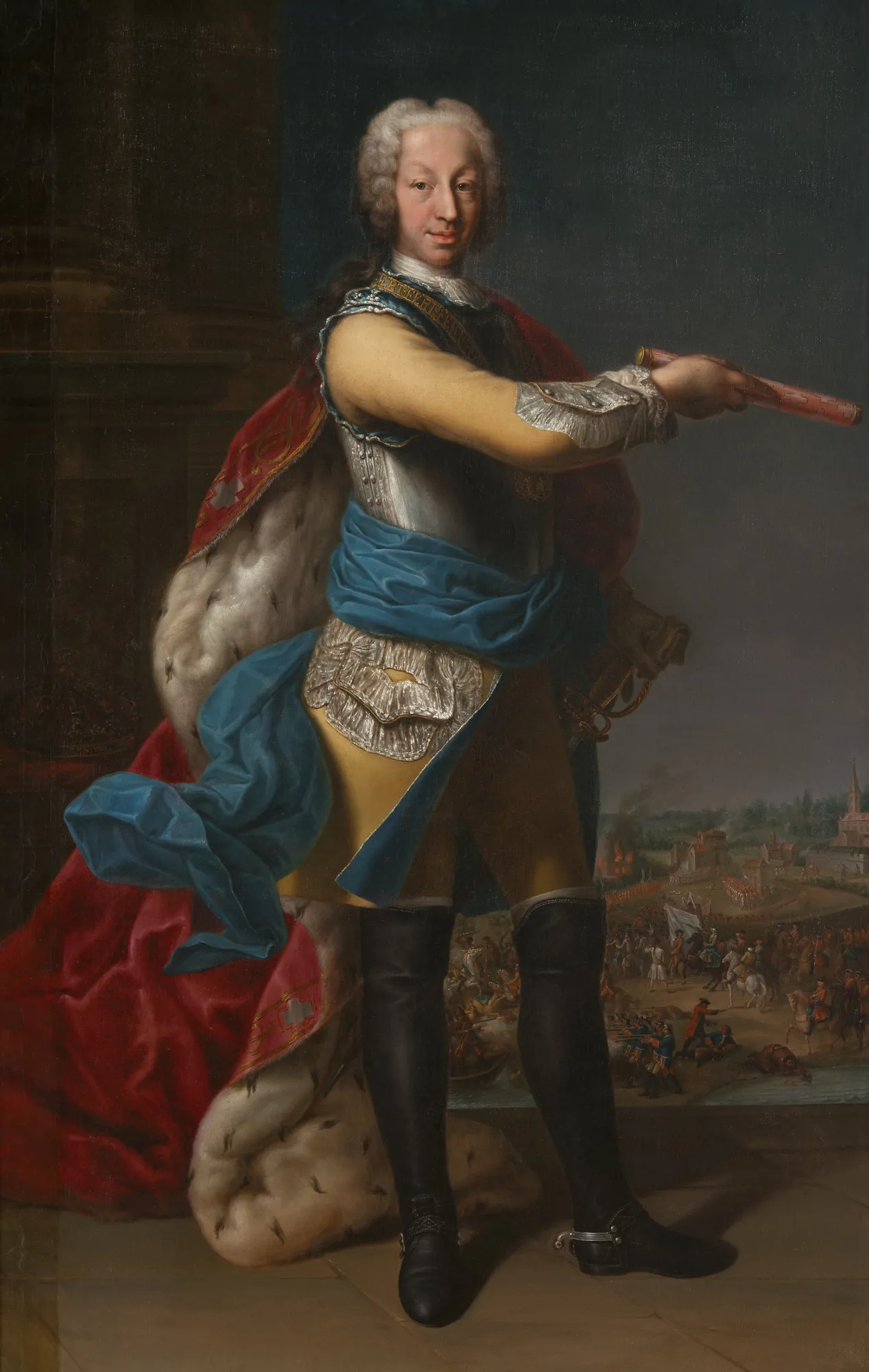 Portrait of Carlo Emanuele III of Sardinia