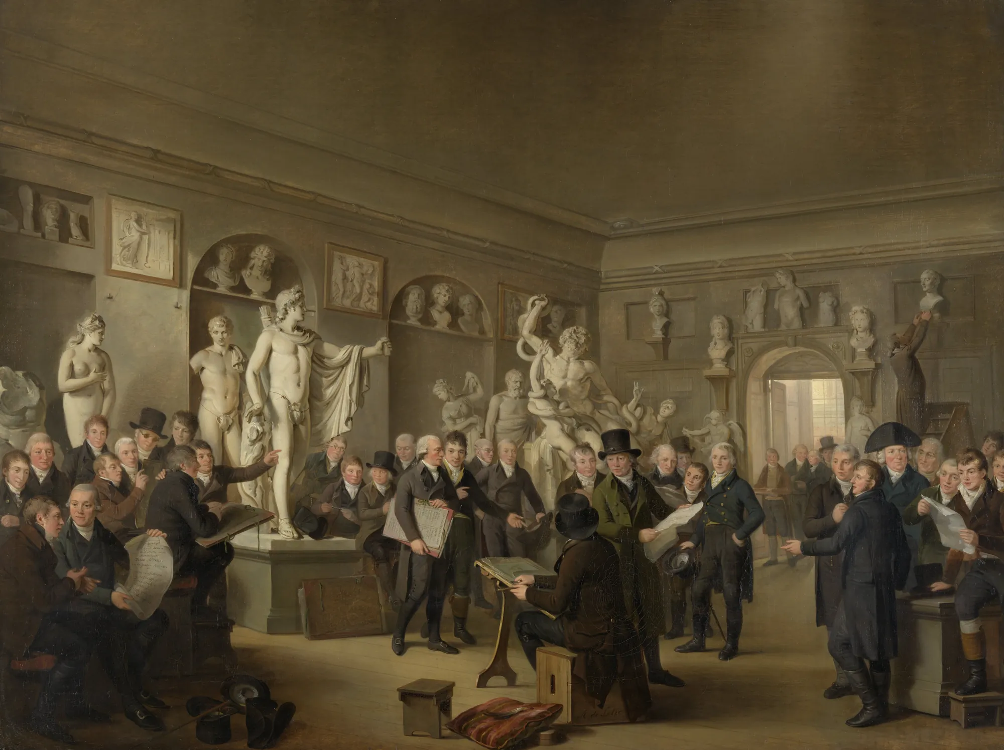 The Sculpture Gallery of the Felix Meritis Society