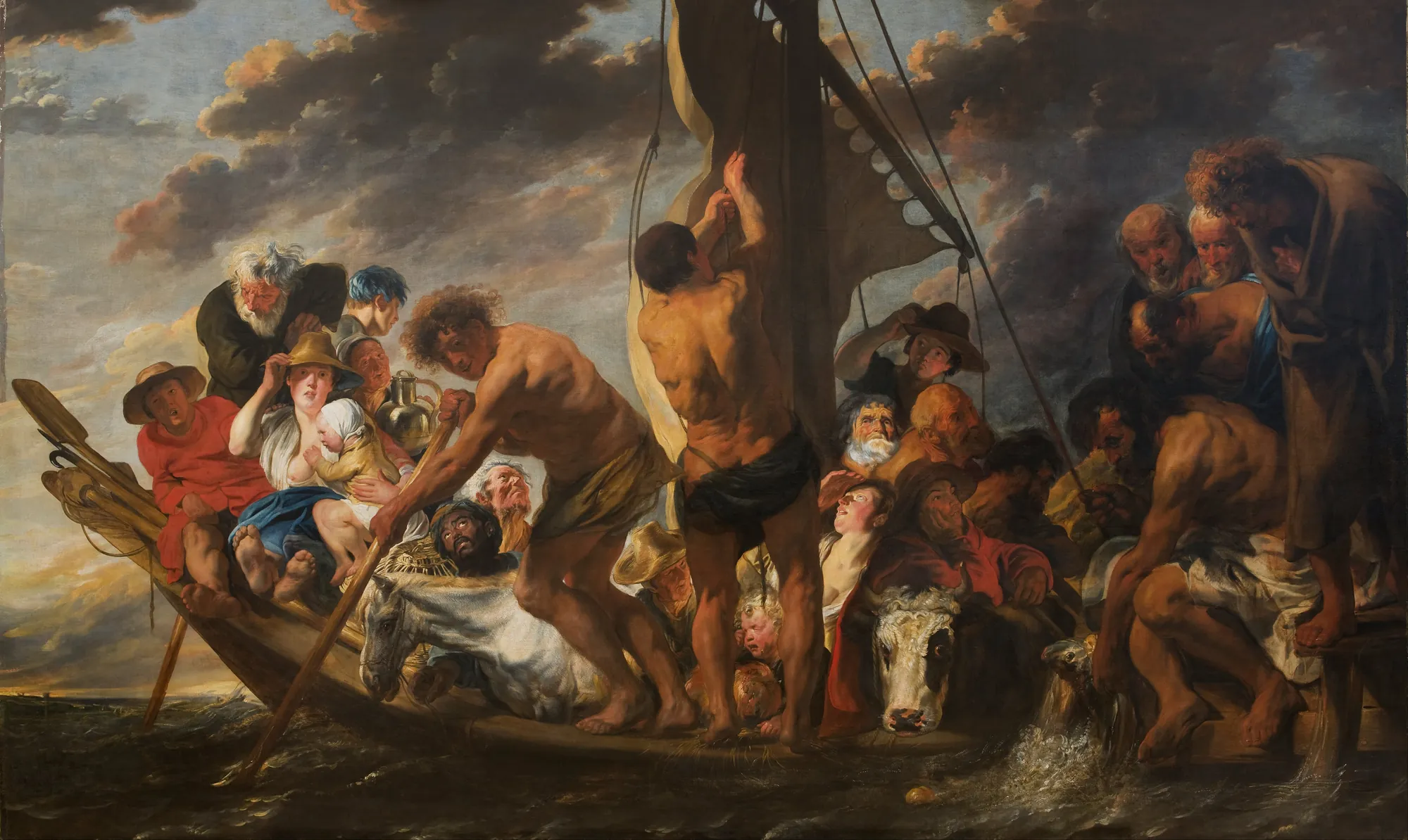 The Tribute Money (The Ferry Boat to Antwerp)