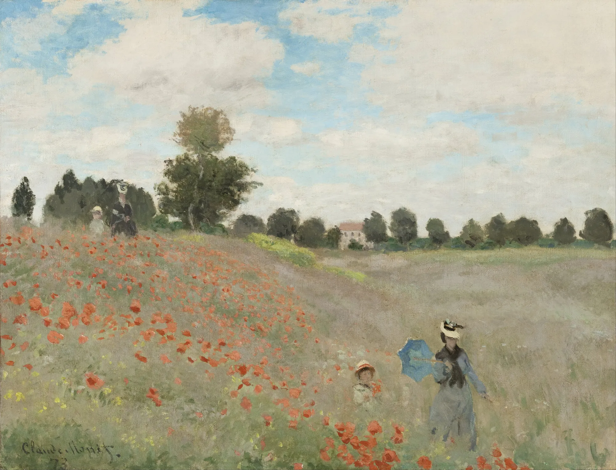 The Poppy Field near Argenteuil