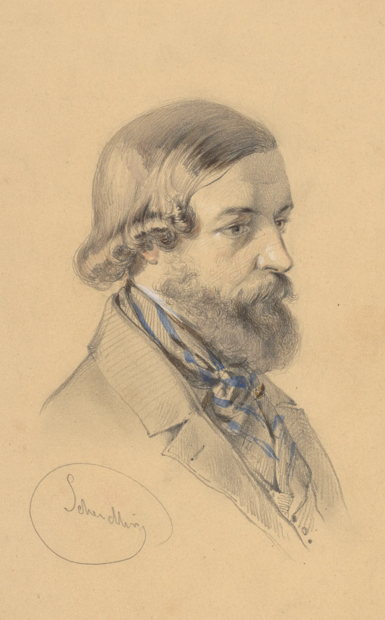Study of a Bearded Man