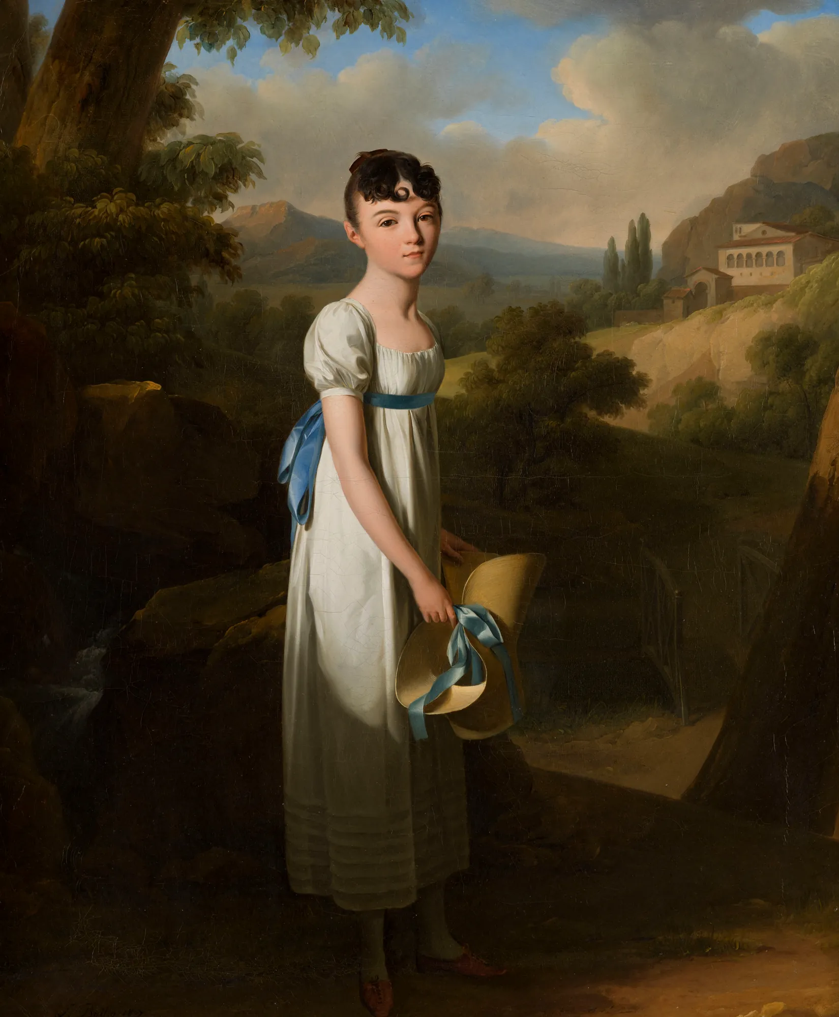 Portrait of Mademoiselle Athénaïs d'Albenas