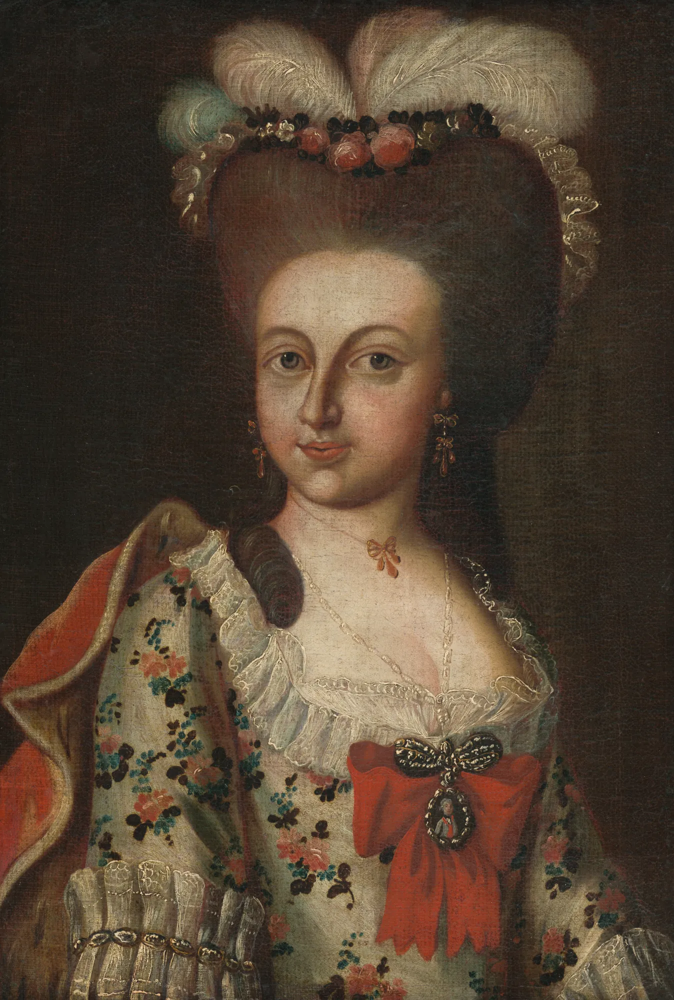 Lady with a High Hairstyle