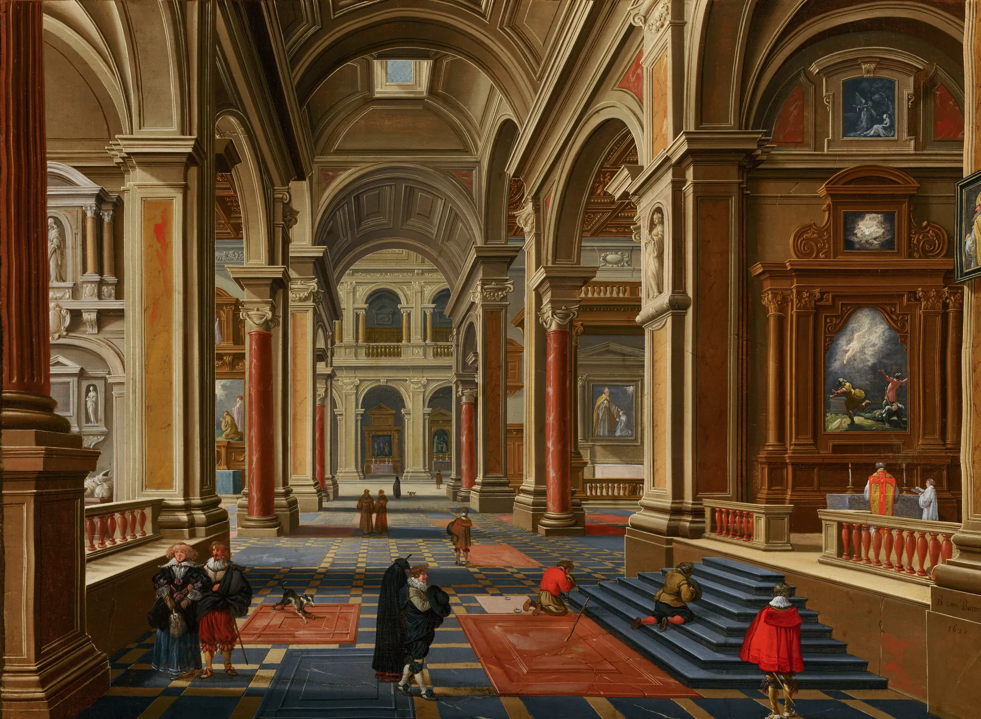 Interior of a Catholic Church