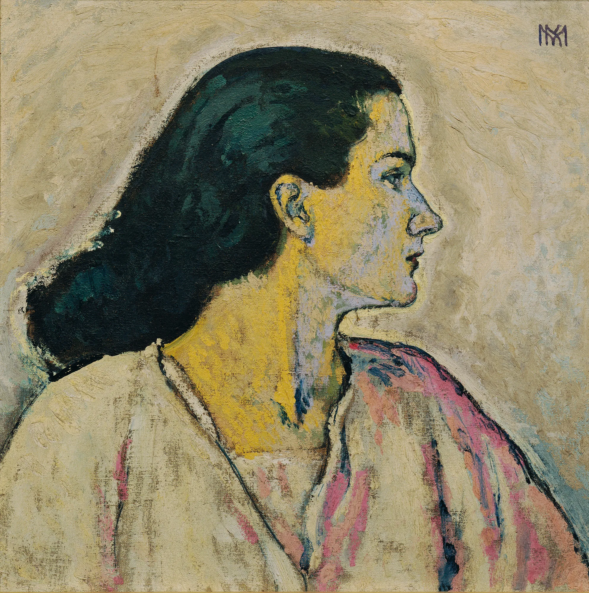 Frauenbildnis im Profil (Portrait of a Woman in Profile)