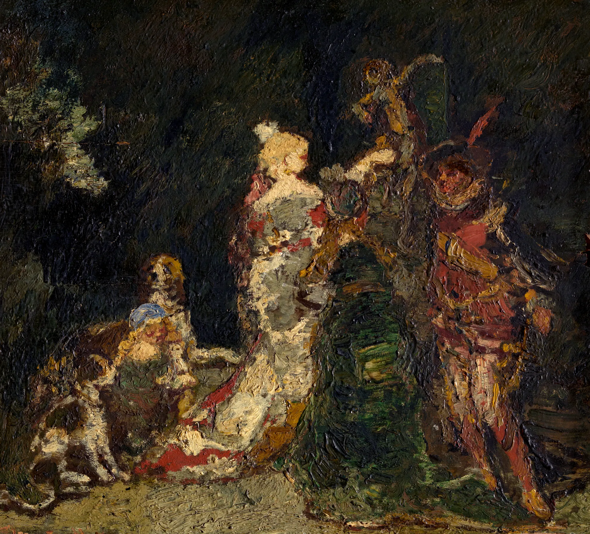 Figures in a Park