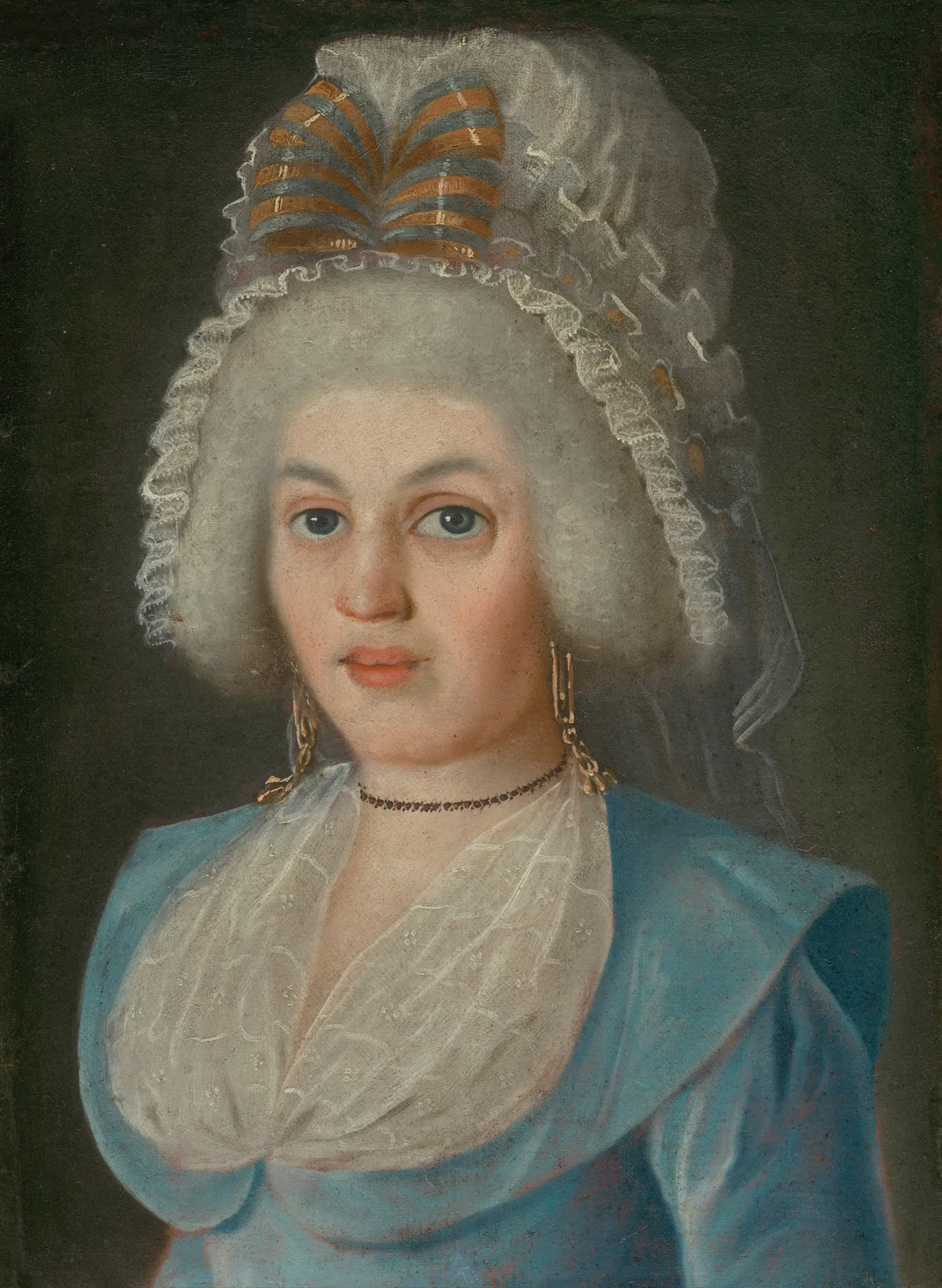 Portrait of a Lady in Lace Bonnet