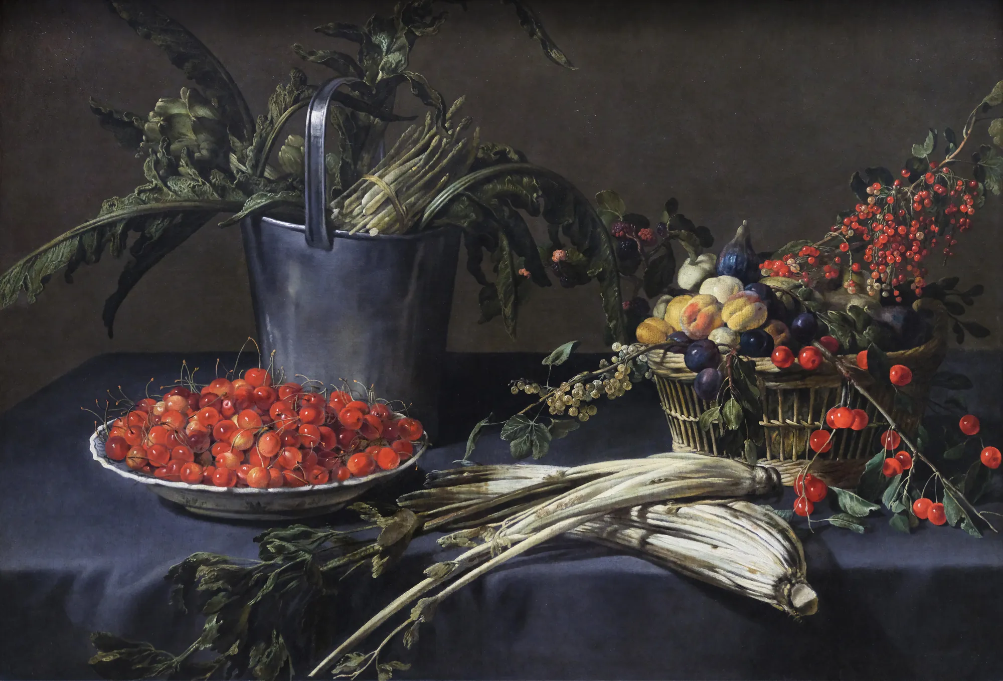 Still Life of Fruits and Vegetables