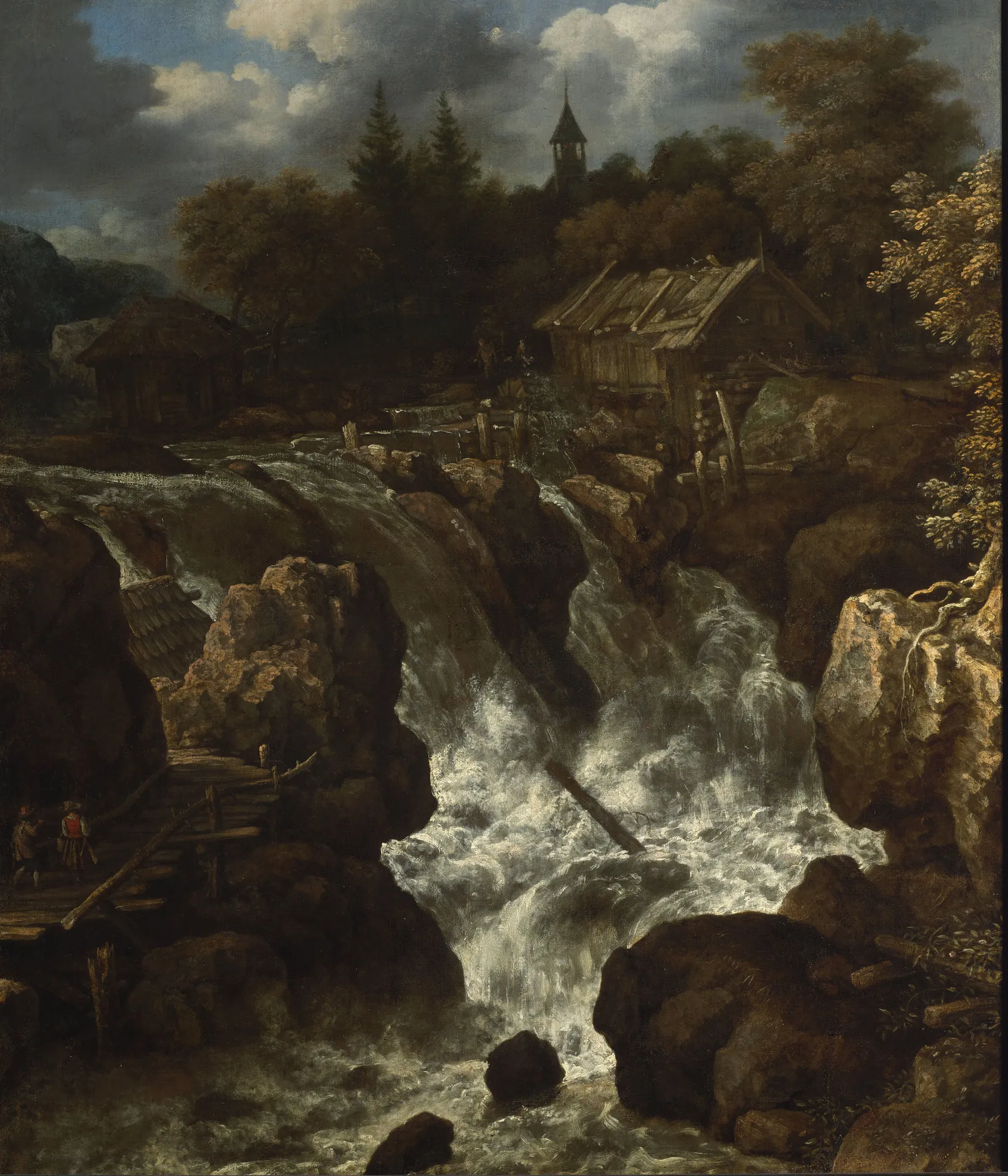 Landscape with a Waterfall