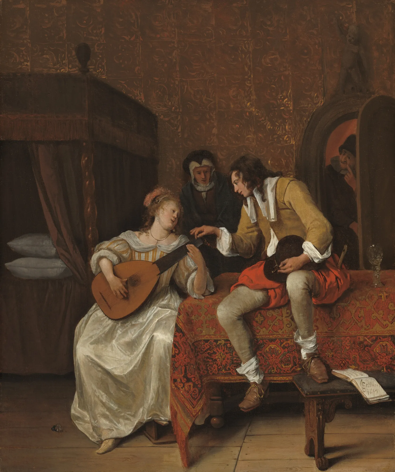 Ascagnes and Lucelle (The Music Lesson)