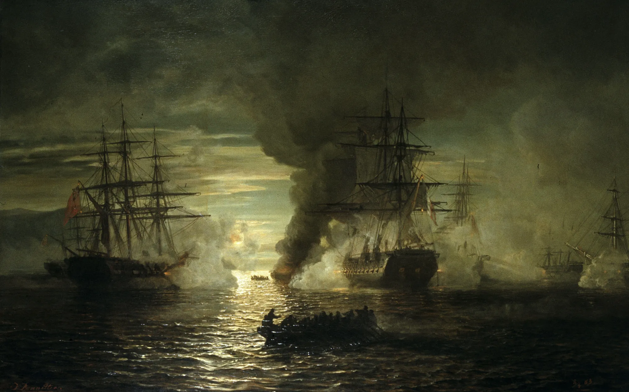 The Sea Battle at Lagoa Bay in 1799