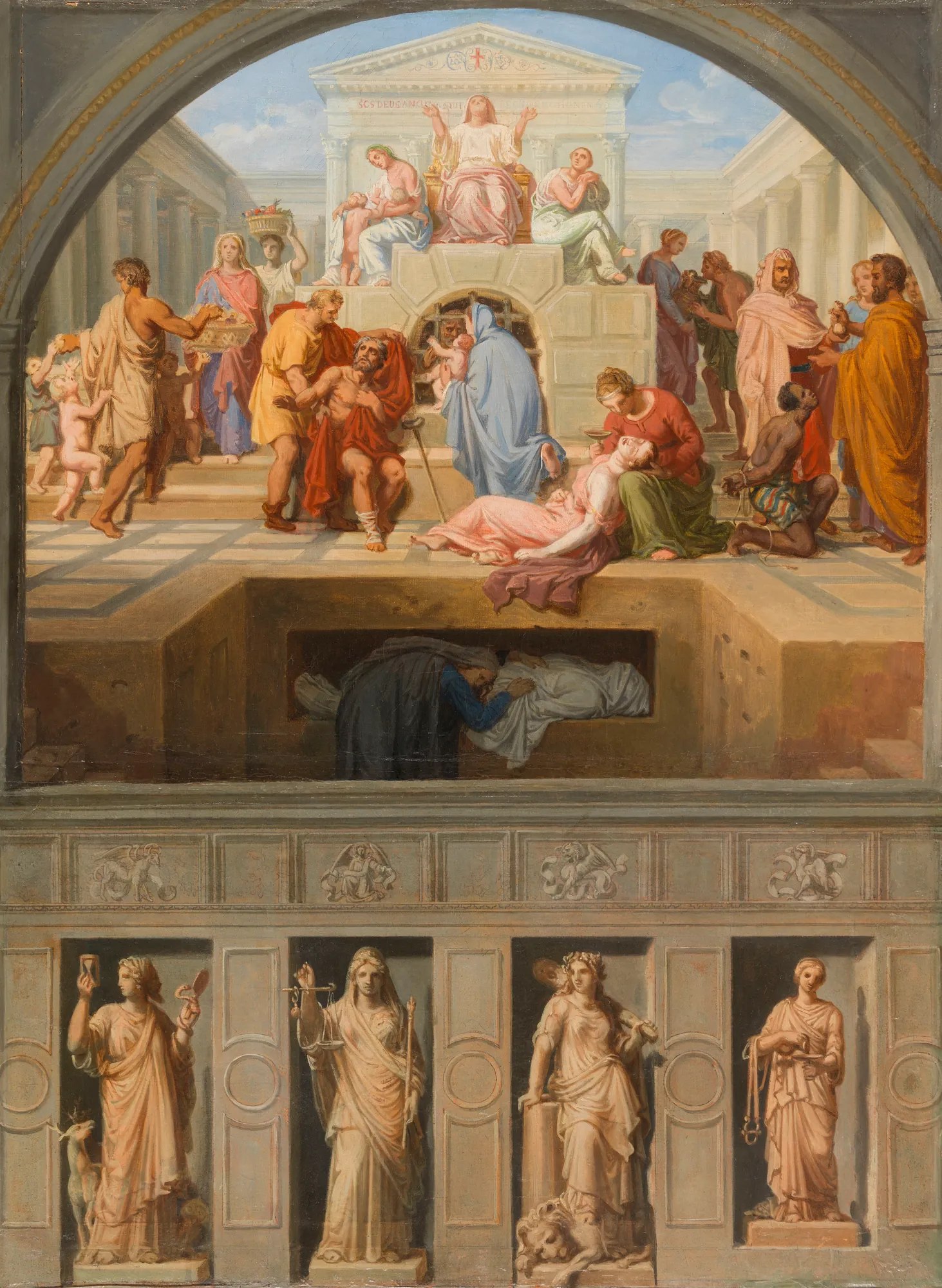 Sketches for the Churches of Saint-Gervais and Saint-Louis-en-l'Île