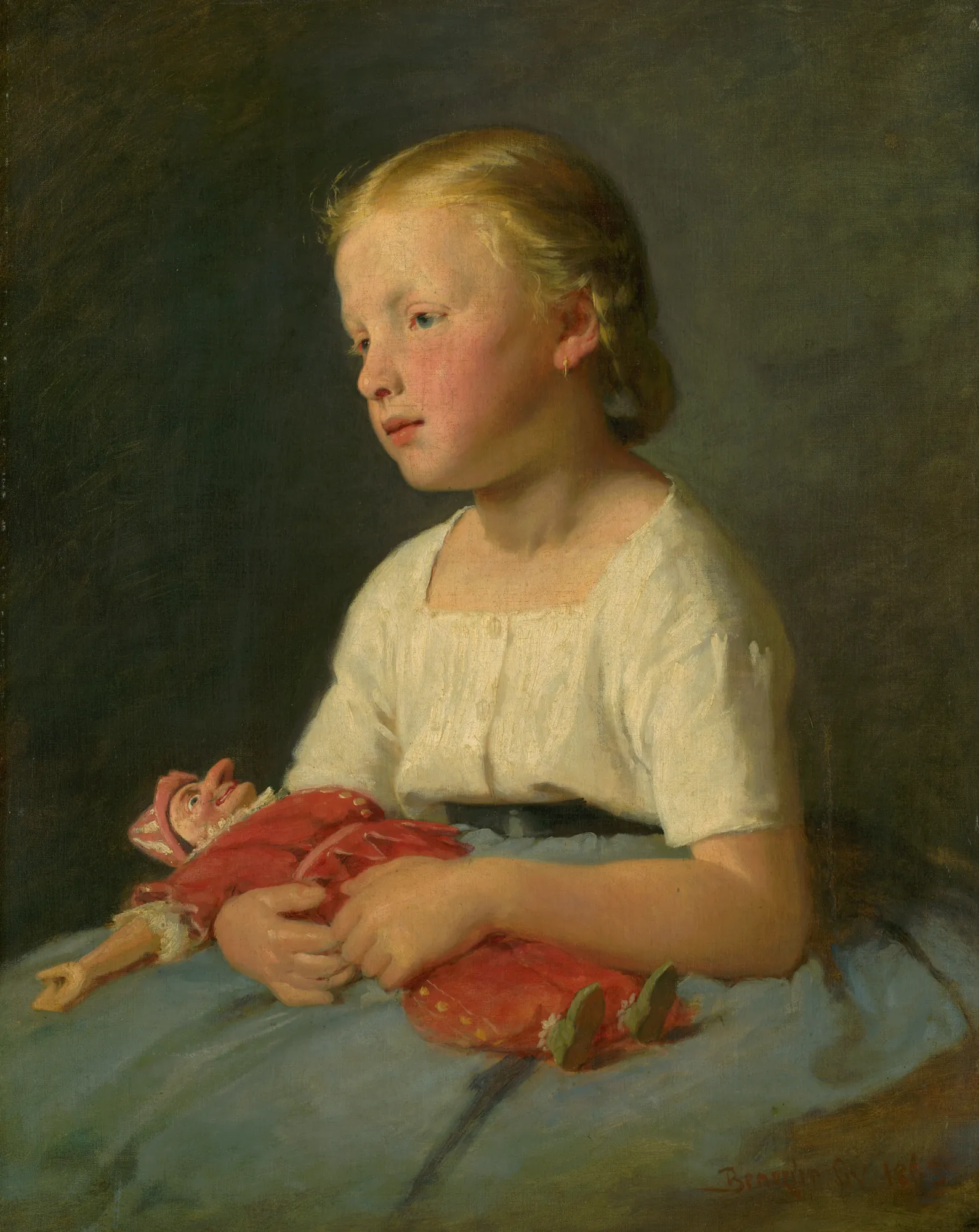 Little Girl with a Doll