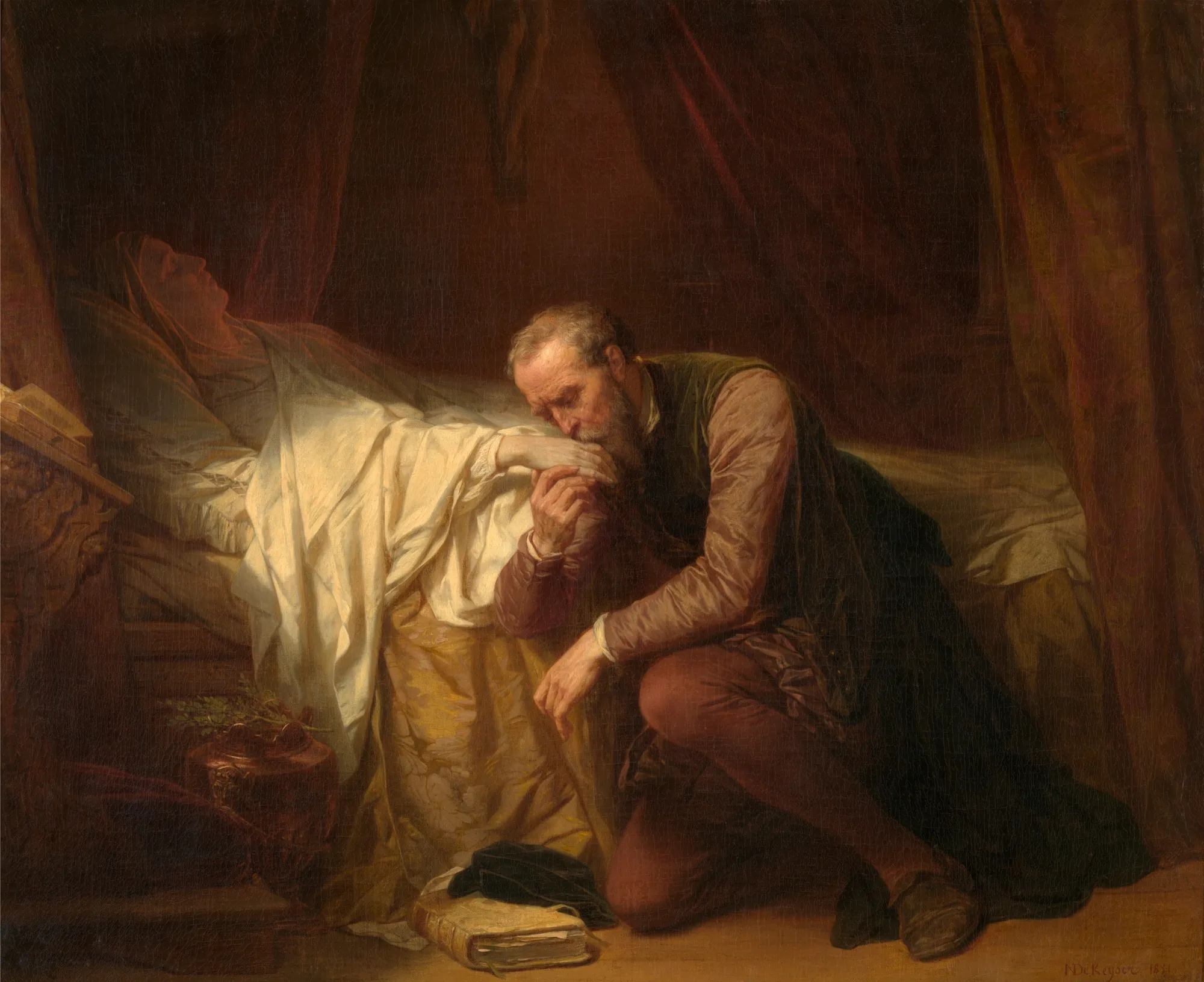 Michelangelo at the Deathbed of Vittoria Colonna
