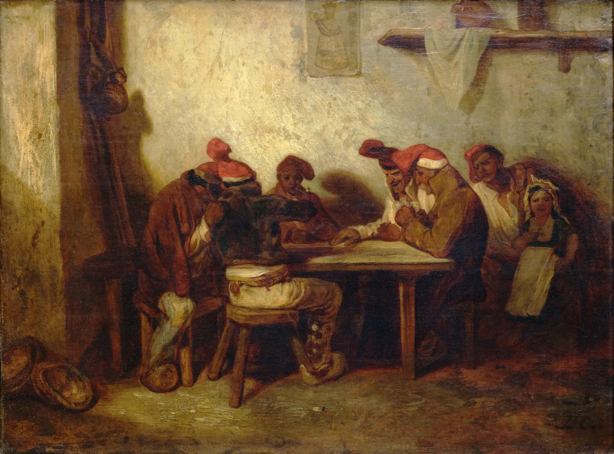 Espagnols jouant aux cartes (Spanish Card Players)