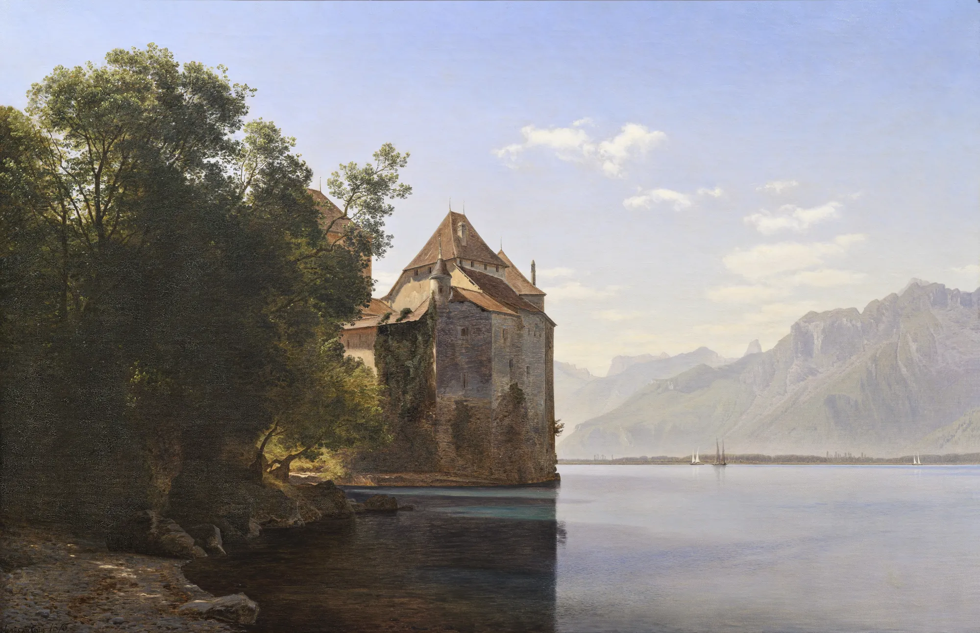 Chillon Castle by Lake Geneva