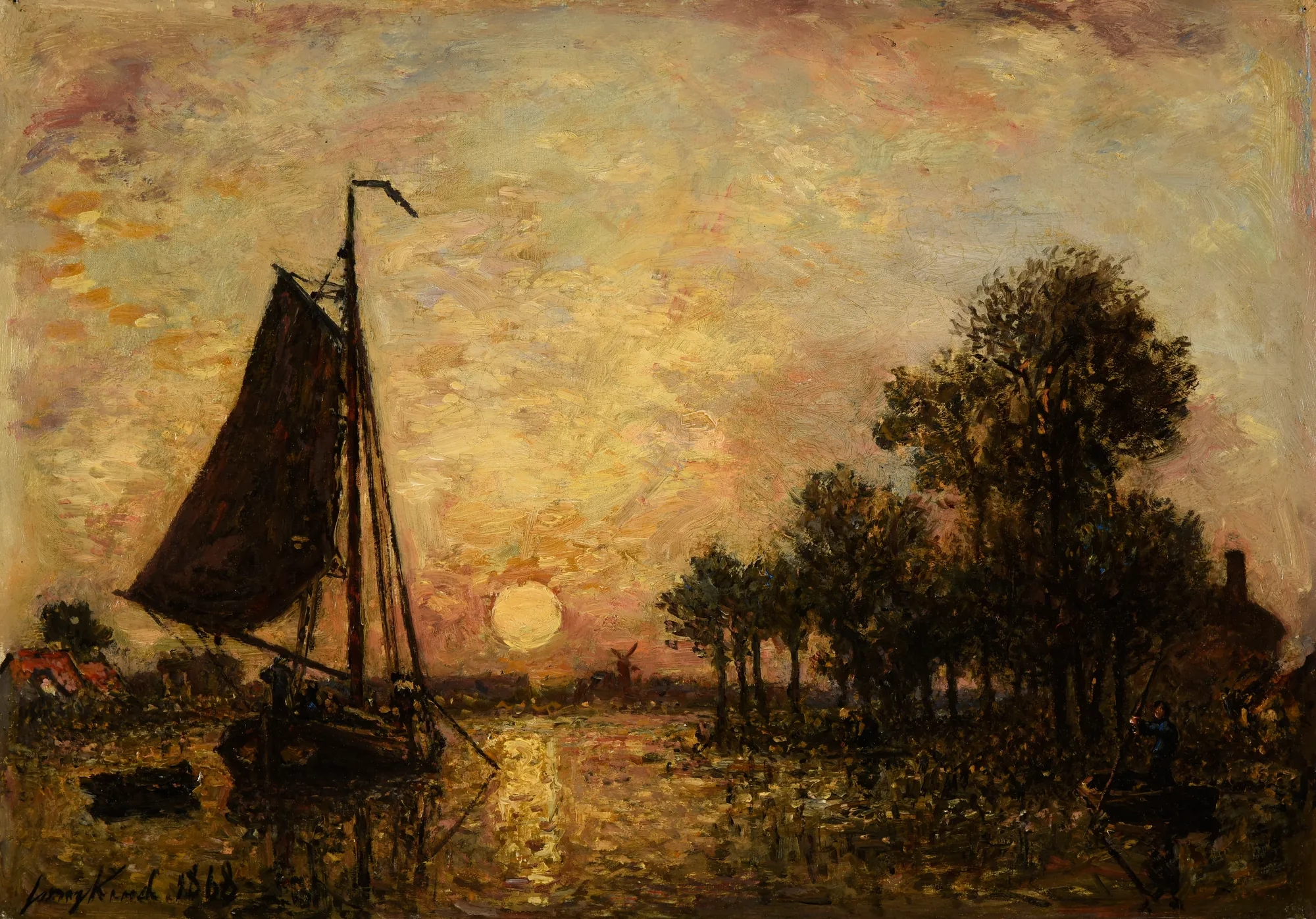 Sunset in Holland (Coucher de soleil en Hollande)