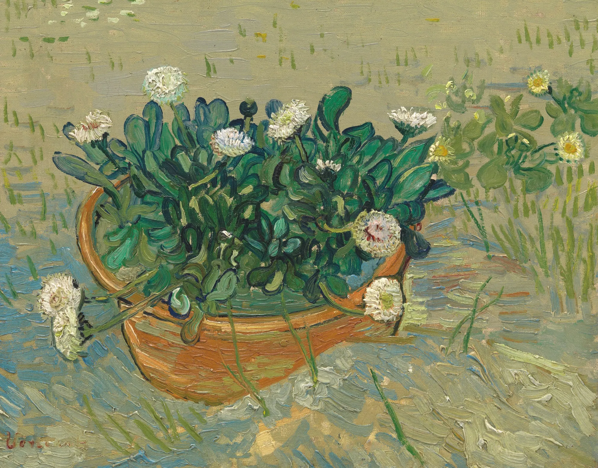 Still Life: Bowl with Daisies