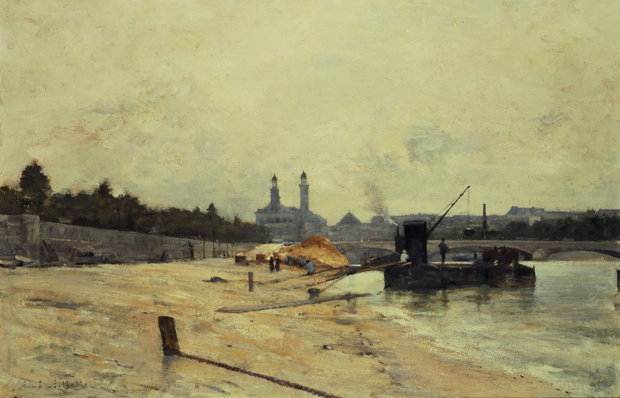 Le Pont de l'Alma et l'Ancien Trocadéro