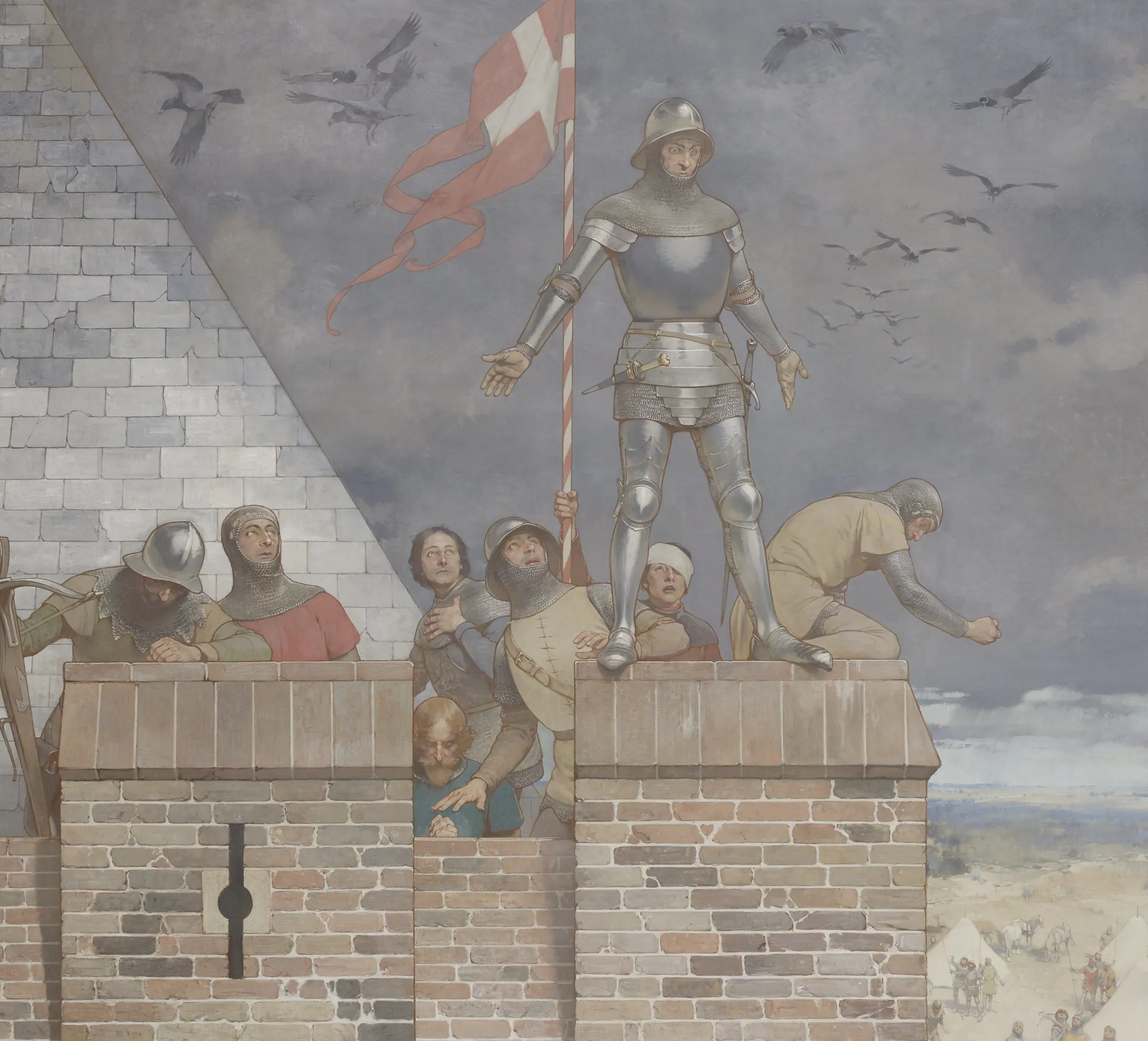Jan van Schaffelaar Throws Himself from the Tower in Barneveld